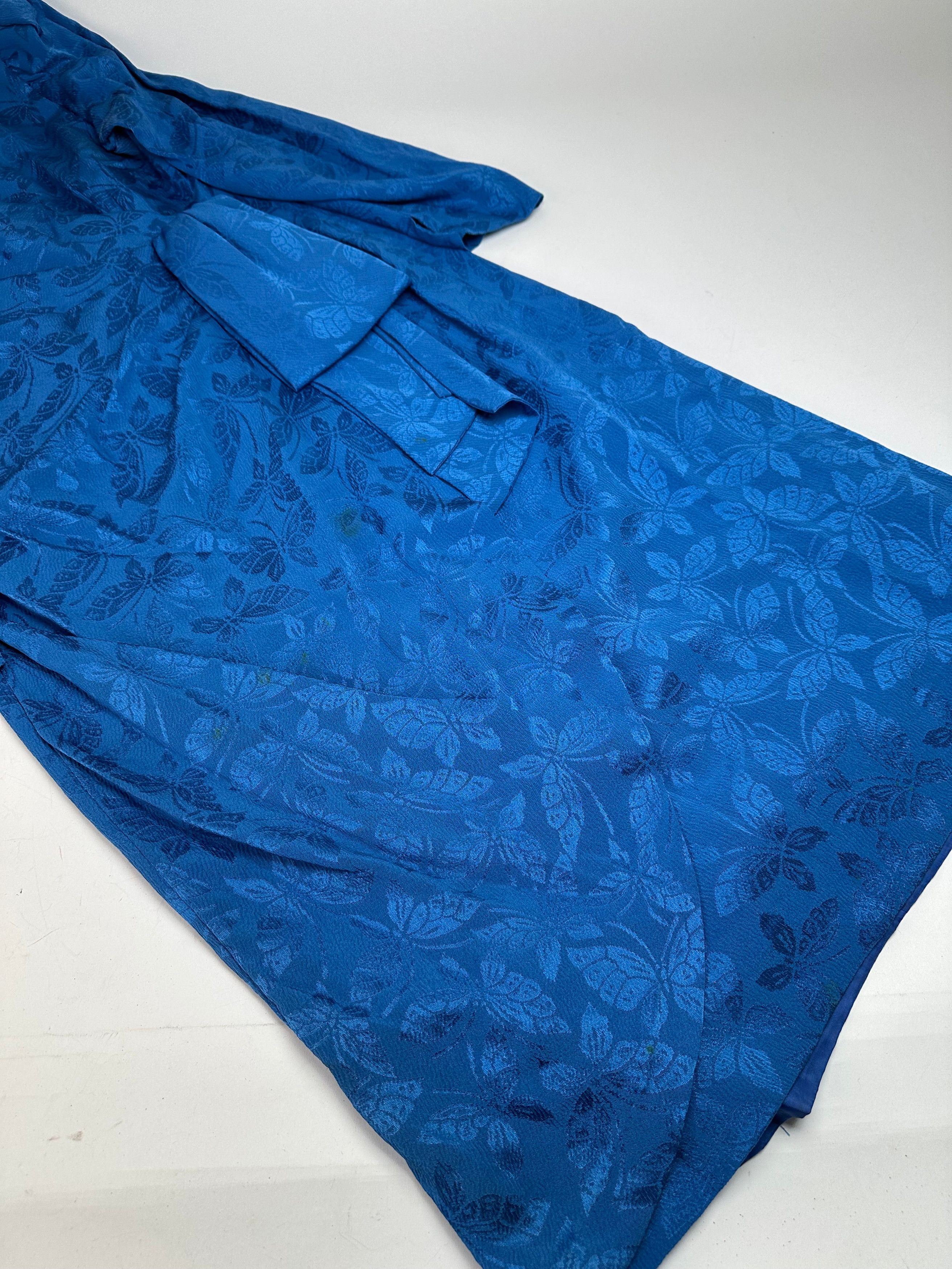 Givenchy Vintage Abstract Dress Blue Size L / US 10 / IT 46 - 4 Thumbnail