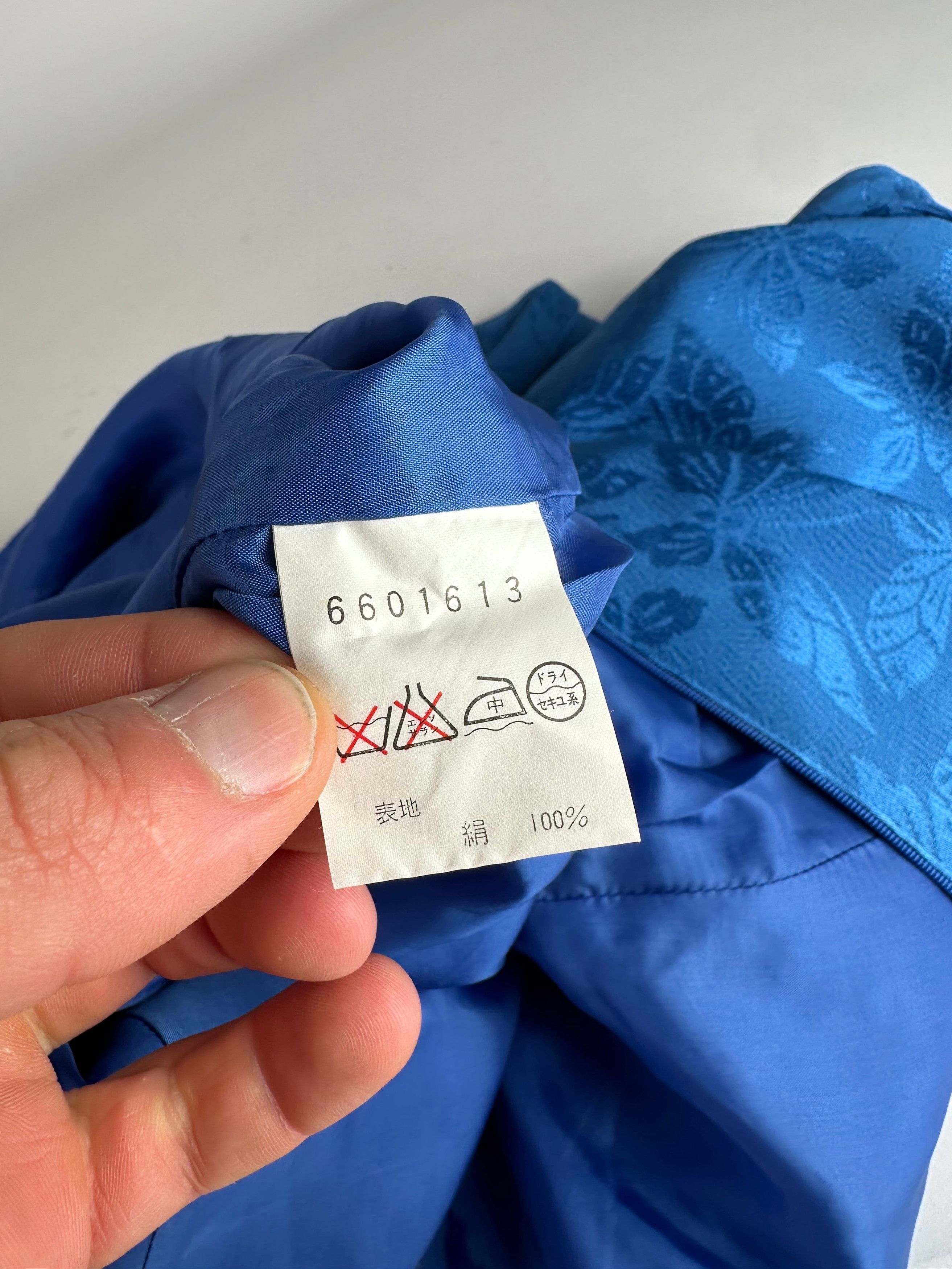 Givenchy Vintage Abstract Dress Blue Size L / US 10 / IT 46 - 12 Thumbnail