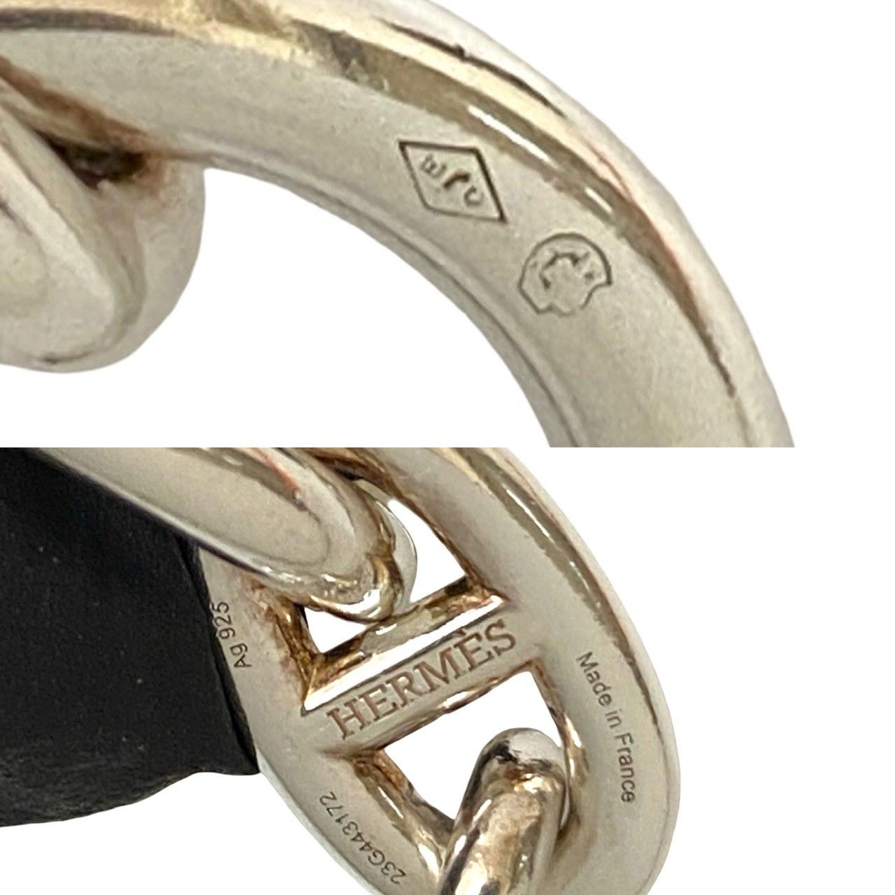 Hermes Hermes Hermes Chaine d’Ancre MM15 Silver Bracelet Precious Metal Bracelet DUTY FREE for USA Size ONE SIZE - 3 Thumbnail