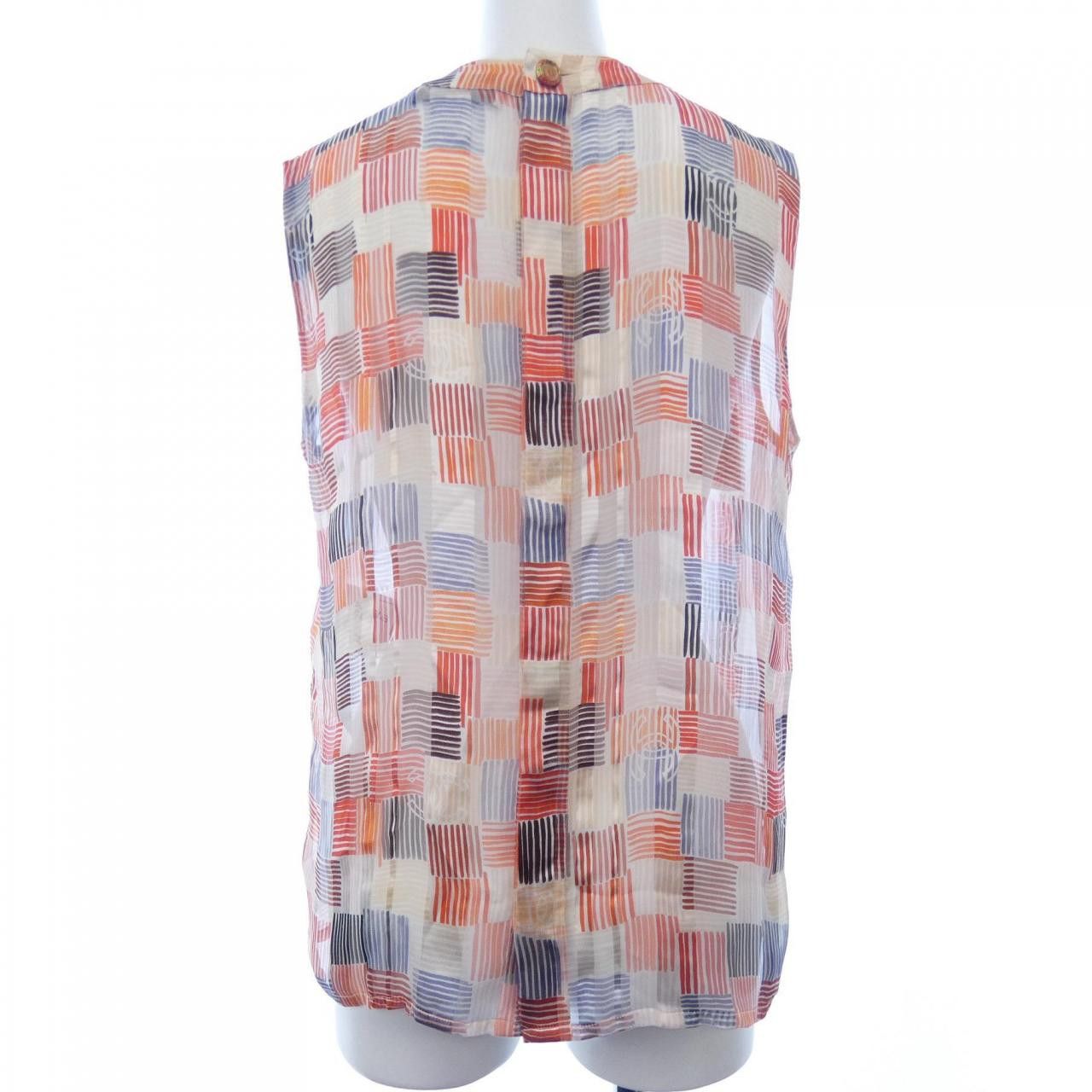 Chanel Chanel Chanel Silk Top Textile Tops P56042V42201 DUTY FREE for USA Size ONE SIZE - 2 Thumbnail