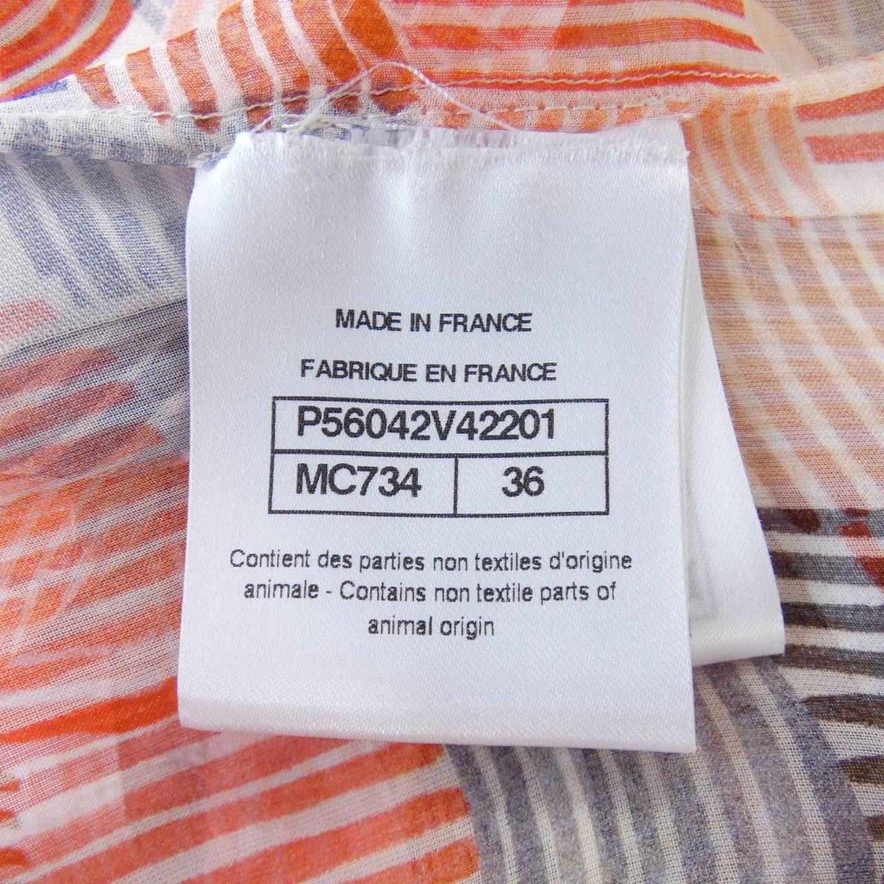 Chanel Chanel Chanel Silk Top Textile Tops P56042V42201 DUTY FREE for USA Size ONE SIZE - 5 Thumbnail