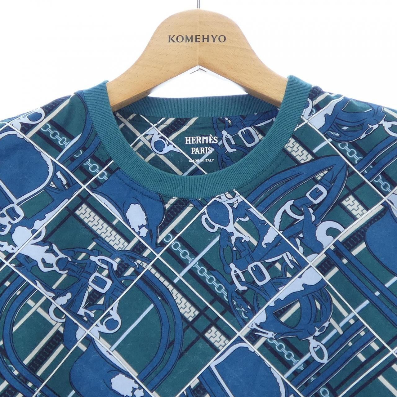 Hermes Hermes Hermes EN DESORDRE ET CHAINES Cotton T Shirt Textile T-Shirts 3H4619DX DUTY FREE for USA Size ONE SIZE - 5 Thumbnail