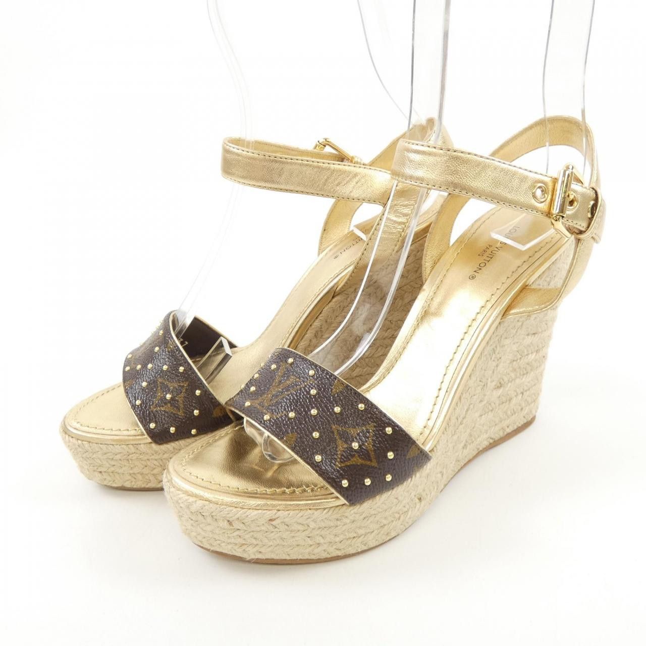 Louis Vuitton Louis Vuitton Louis Vuitton Starboard Monogram Espadrille Sandals Textile Shoes DUTY FREE for USA Size ONE SIZE - 3 Thumbnail