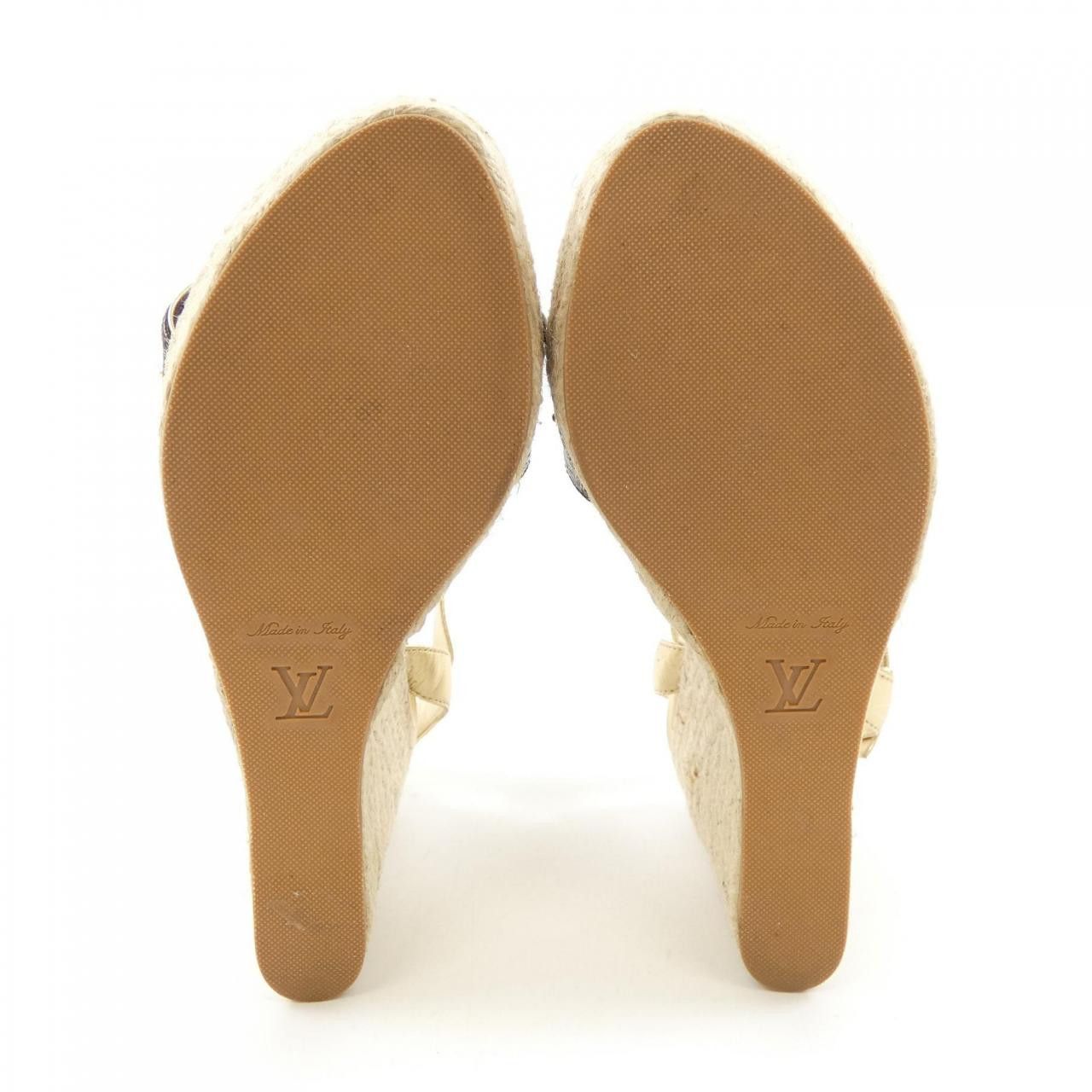 Louis Vuitton Louis Vuitton Louis Vuitton Starboard Monogram Espadrille Sandals Textile Shoes DUTY FREE for USA Size ONE SIZE - 4 Thumbnail