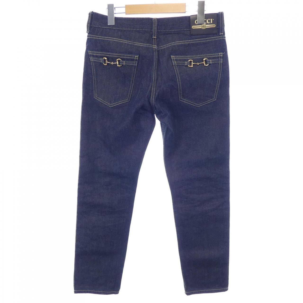 Gucci Gucci Gucci Jeans Textile Jeans 681289XDB8G DUTY FREE for USA Size ONE SIZE - 2 Thumbnail