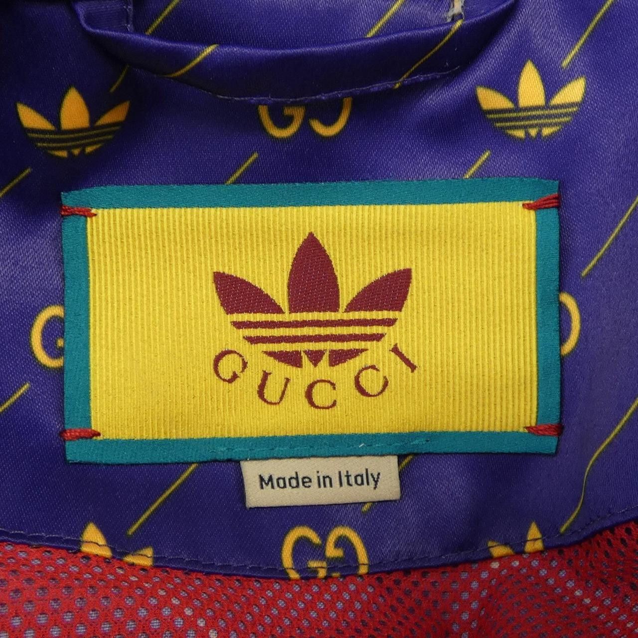 Gucci Gucci Gucci ADIDAS TREFOIL PRINT Jacket Others Outerwear 691428ZAJCZ DUTY FREE for USA Size ONE SIZE - 4 Thumbnail