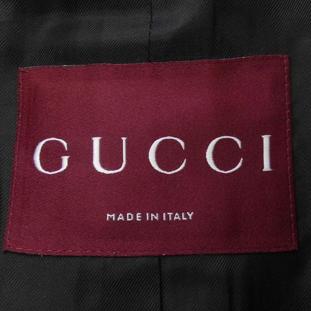 Gucci Gucci Gucci Wool Blend Coat Textile Outerwear 816679Z8BXF DUTY FREE for USA Size ONE SIZE - 4 Thumbnail