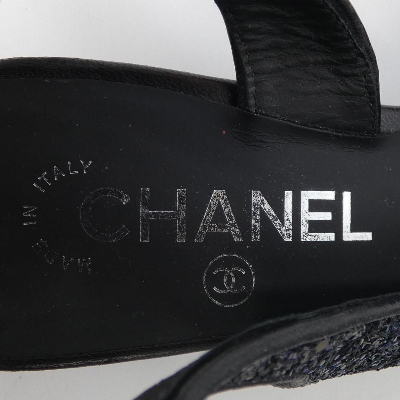 Chanel Chanel Chanel Open Shoes Shoes Leather Shoes G37594Y55352 DUTY FREE for USA Size ONE SIZE - 6 Thumbnail