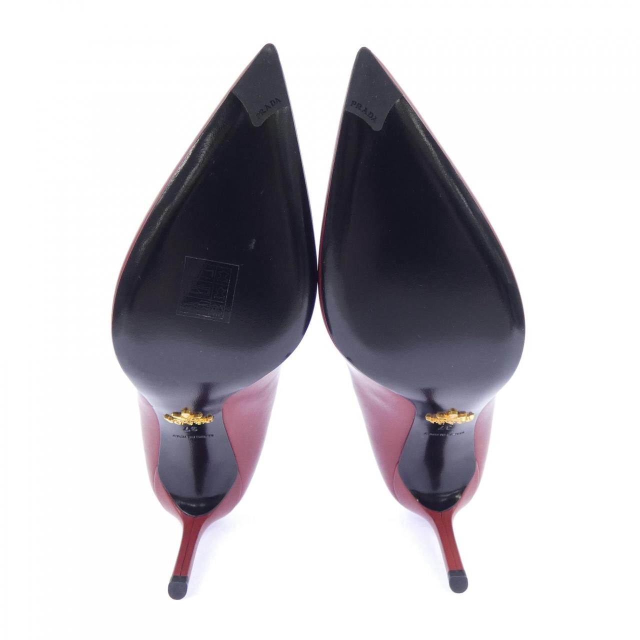Prada Prada Prada Leather Pumps Leather Shoes DUTY FREE for USA Size ONE SIZE - 4 Thumbnail