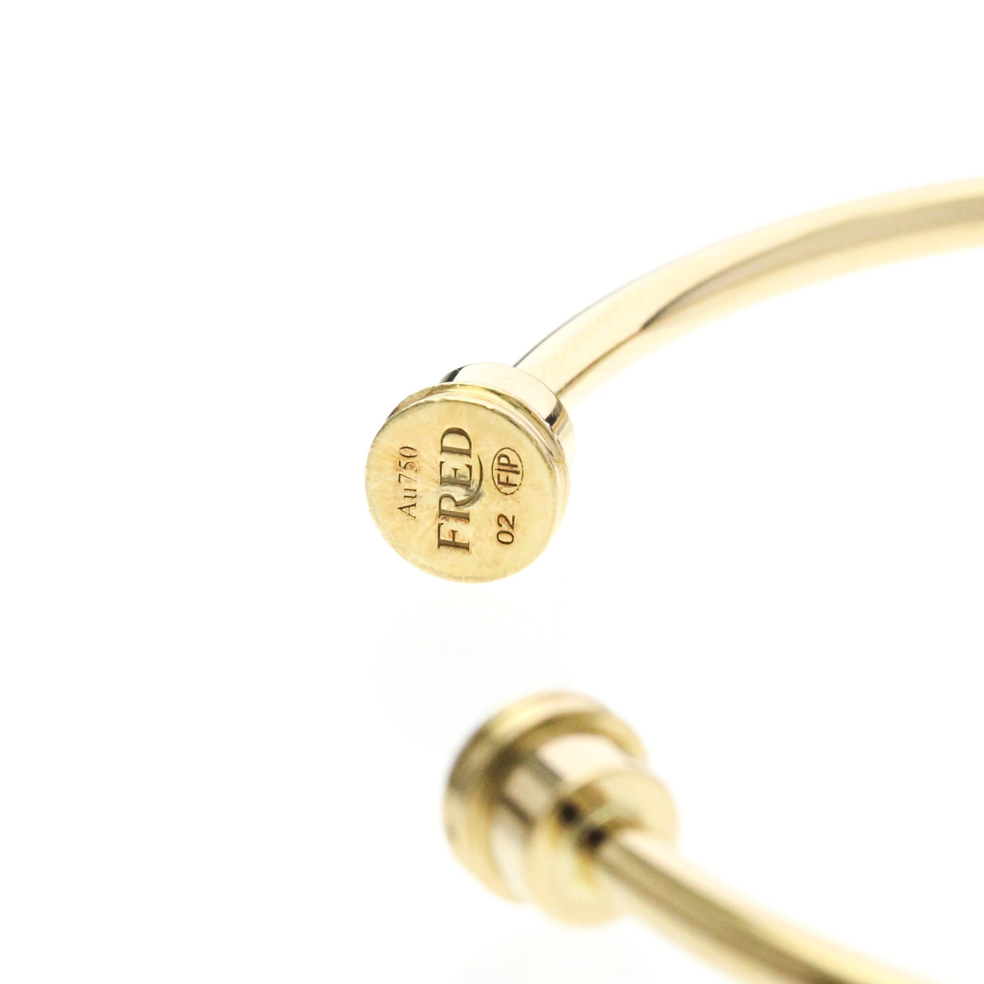 FRED Fred Force 10 Large Bracelet Yellow Gold (18K) No Stone Charm Bracelet Gold Size ONE SIZE - 14 Thumbnail
