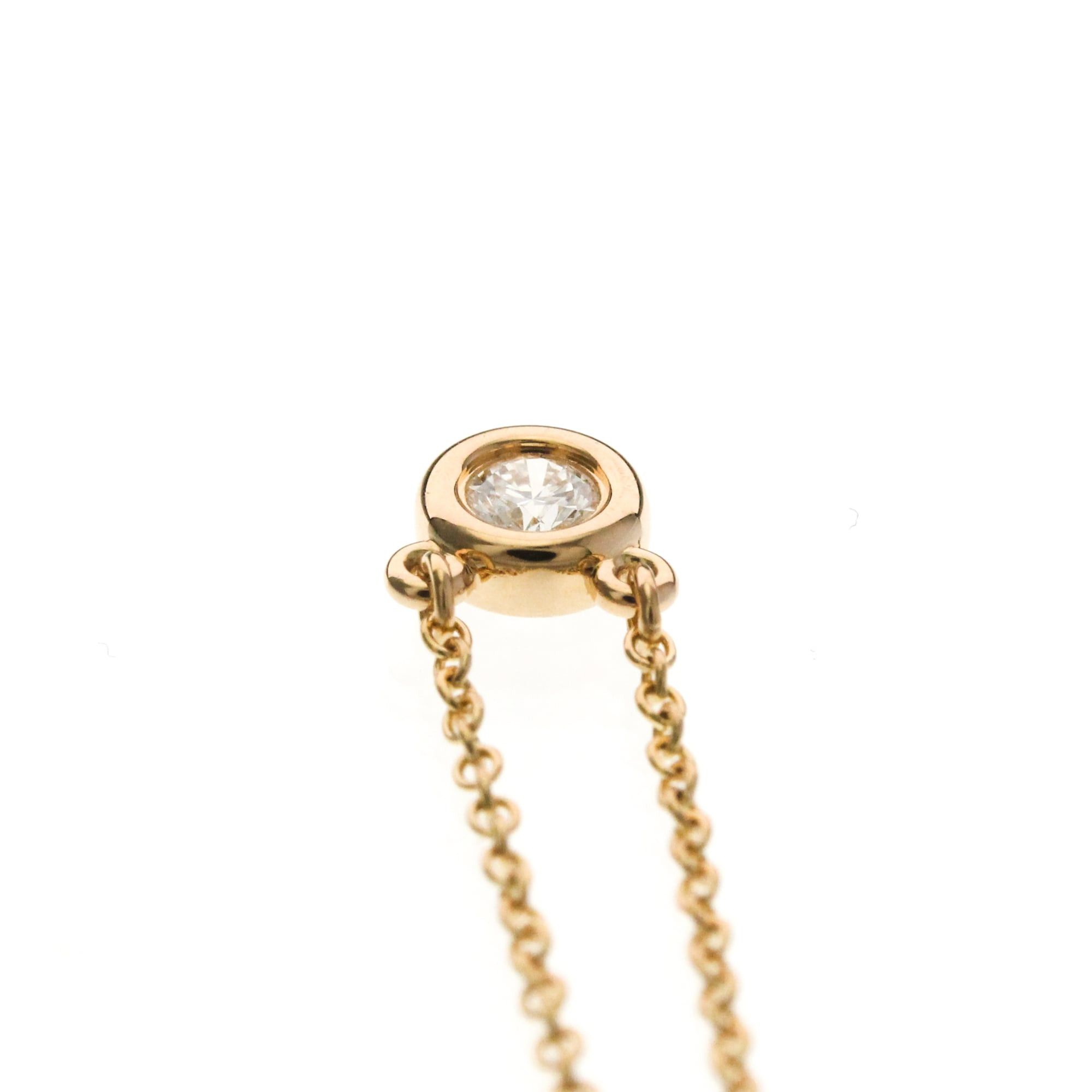 Tiffany & Co. Tiffany Diamonds By The Yard Pink Gold (18K) Diamond Men,Women Fashion Pendant Necklace (Pink Gold) Size ONE SIZE - 6 Thumbnail