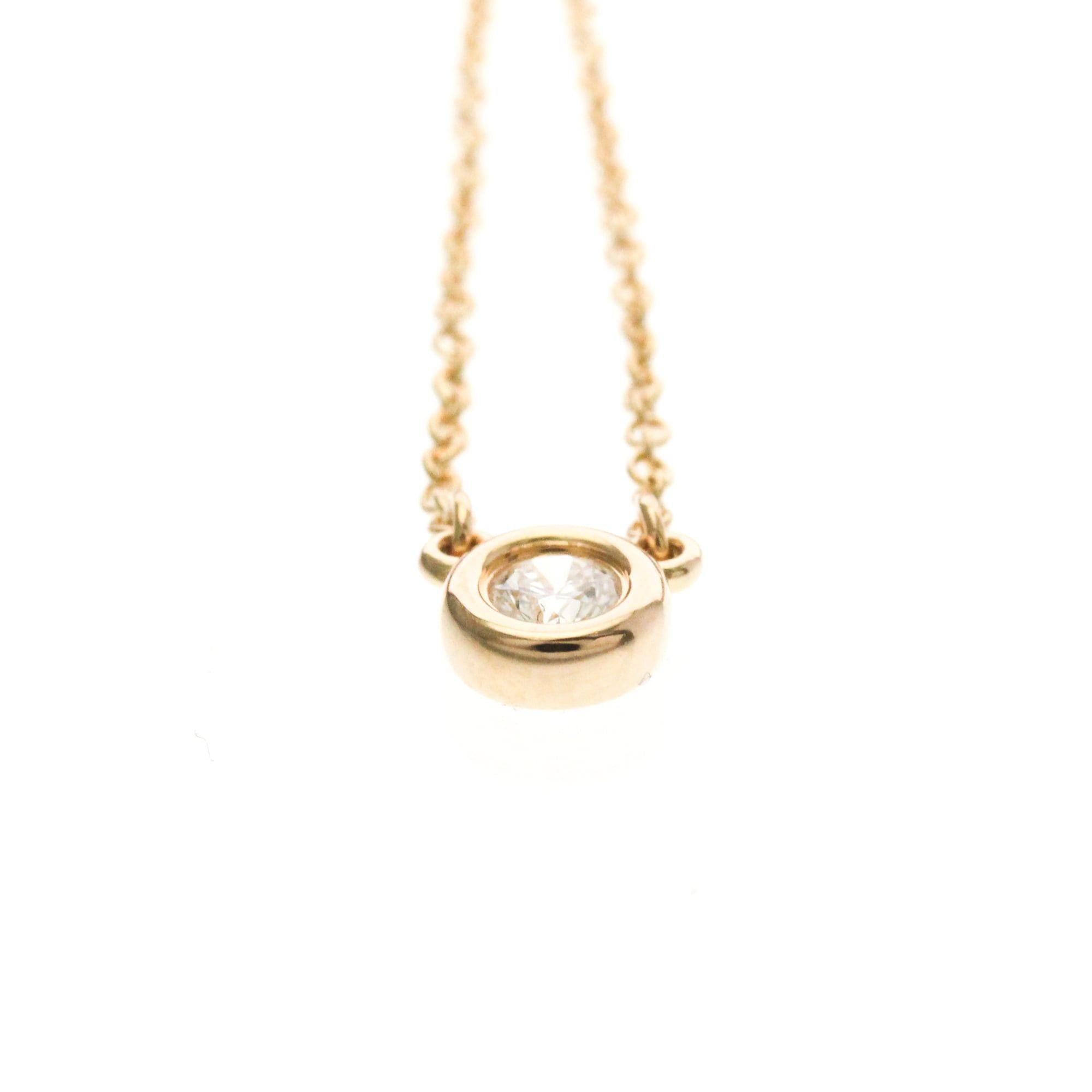 Tiffany & Co. Tiffany Diamonds By The Yard Pink Gold (18K) Diamond Men,Women Fashion Pendant Necklace (Pink Gold) Size ONE SIZE - 4 Thumbnail