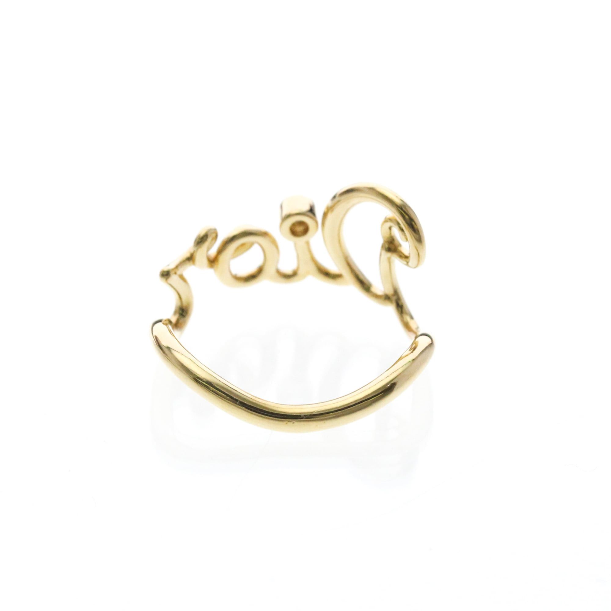 Dior Christian Dior Dioramour Ring JOUI95052 Yellow Gold (18K) Fashion Diamond Band Ring Gold Size ONE SIZE - 3 Thumbnail