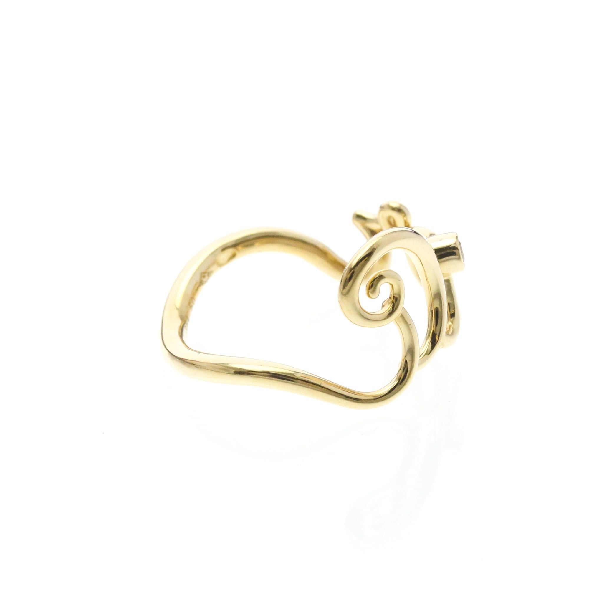 Dior Christian Dior Dioramour Ring JOUI95052 Yellow Gold (18K) Fashion Diamond Band Ring Gold Size ONE SIZE - 4 Thumbnail