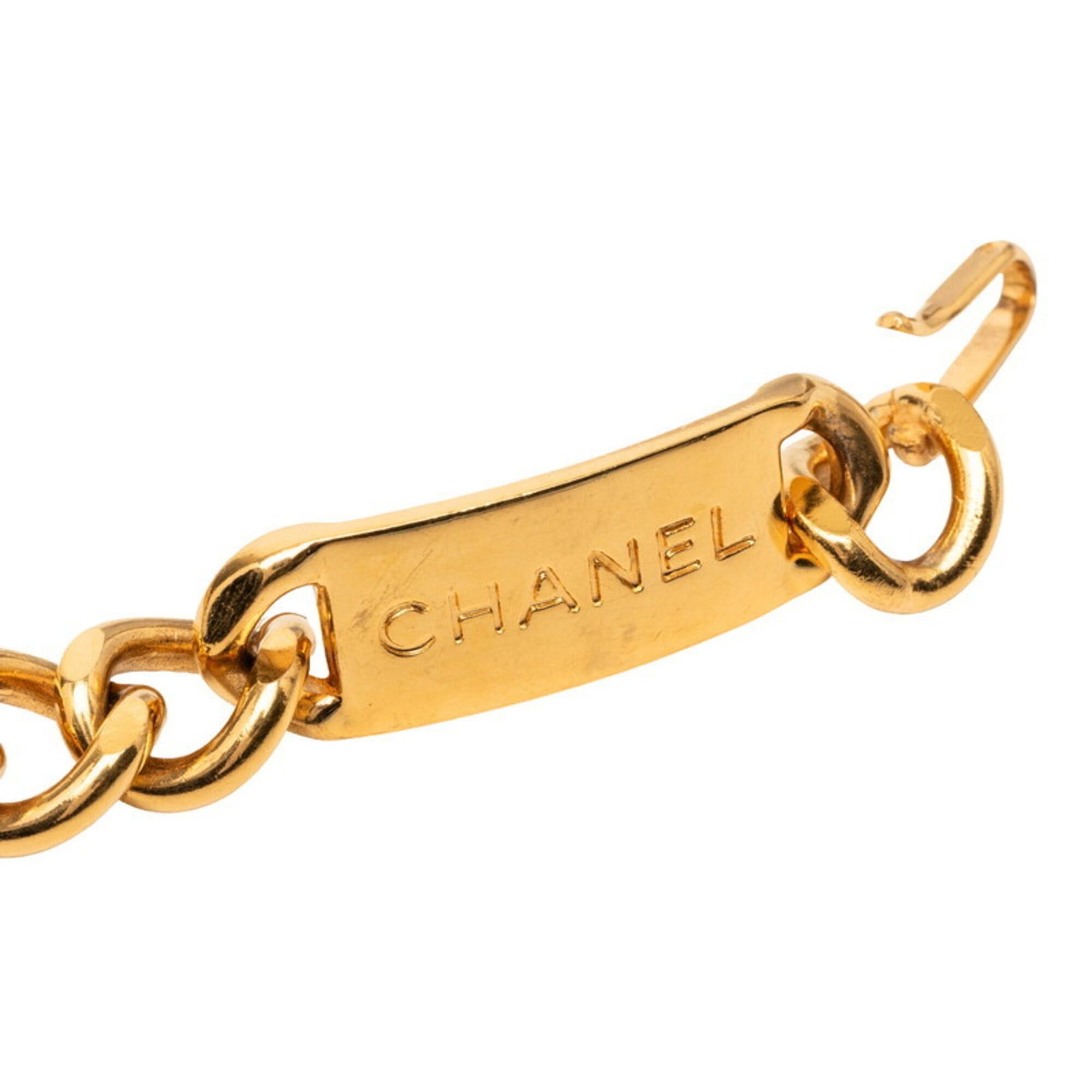 Chanel Chanel Coco Mark 31 Rue Cambon Logo Vintage Coin Plate Chain Belt Gold Plated Women's CHANEL Size ONE SIZE - 3 Thumbnail