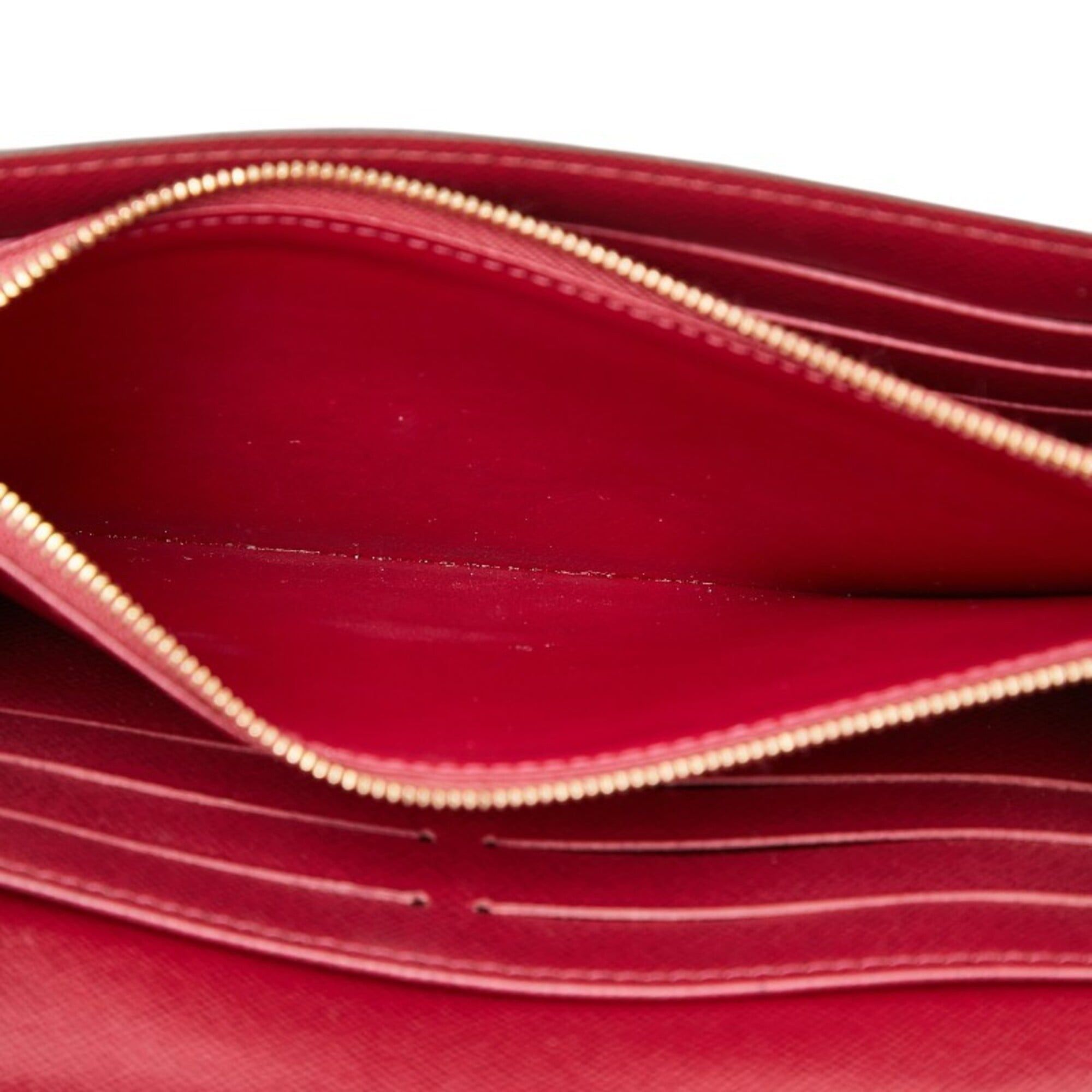 Louis Vuitton Louis Vuitton Monogram Portefeuille Sarah Long Wallet M62234 Brown Fuchsia Leather Women's LOUIS VUITTON Size ONE SIZE - 7 Thumbnail