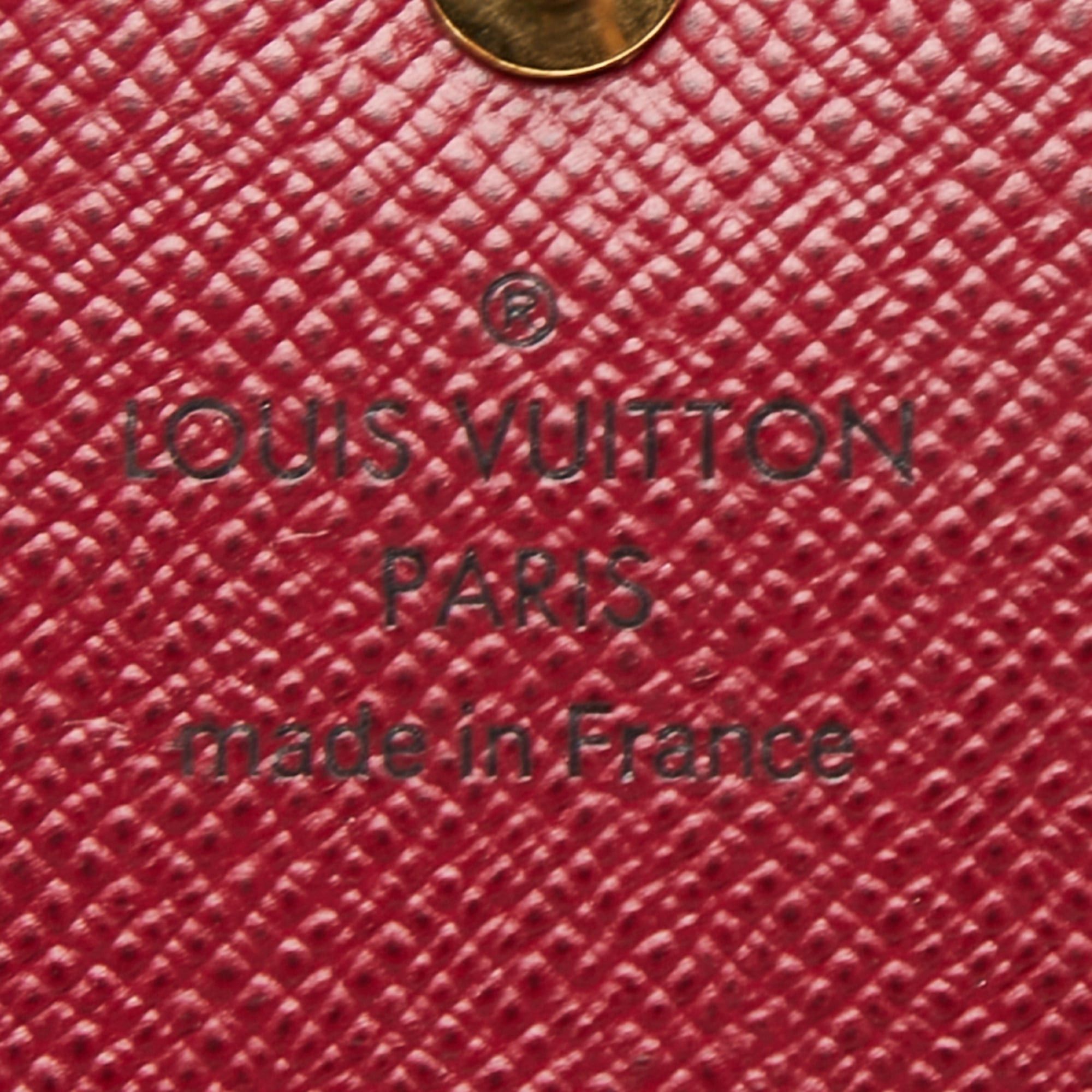 Louis Vuitton Louis Vuitton Monogram Portefeuille Sarah Long Wallet M62234 Brown Fuchsia Leather Women's LOUIS VUITTON Size ONE SIZE - 8 Thumbnail