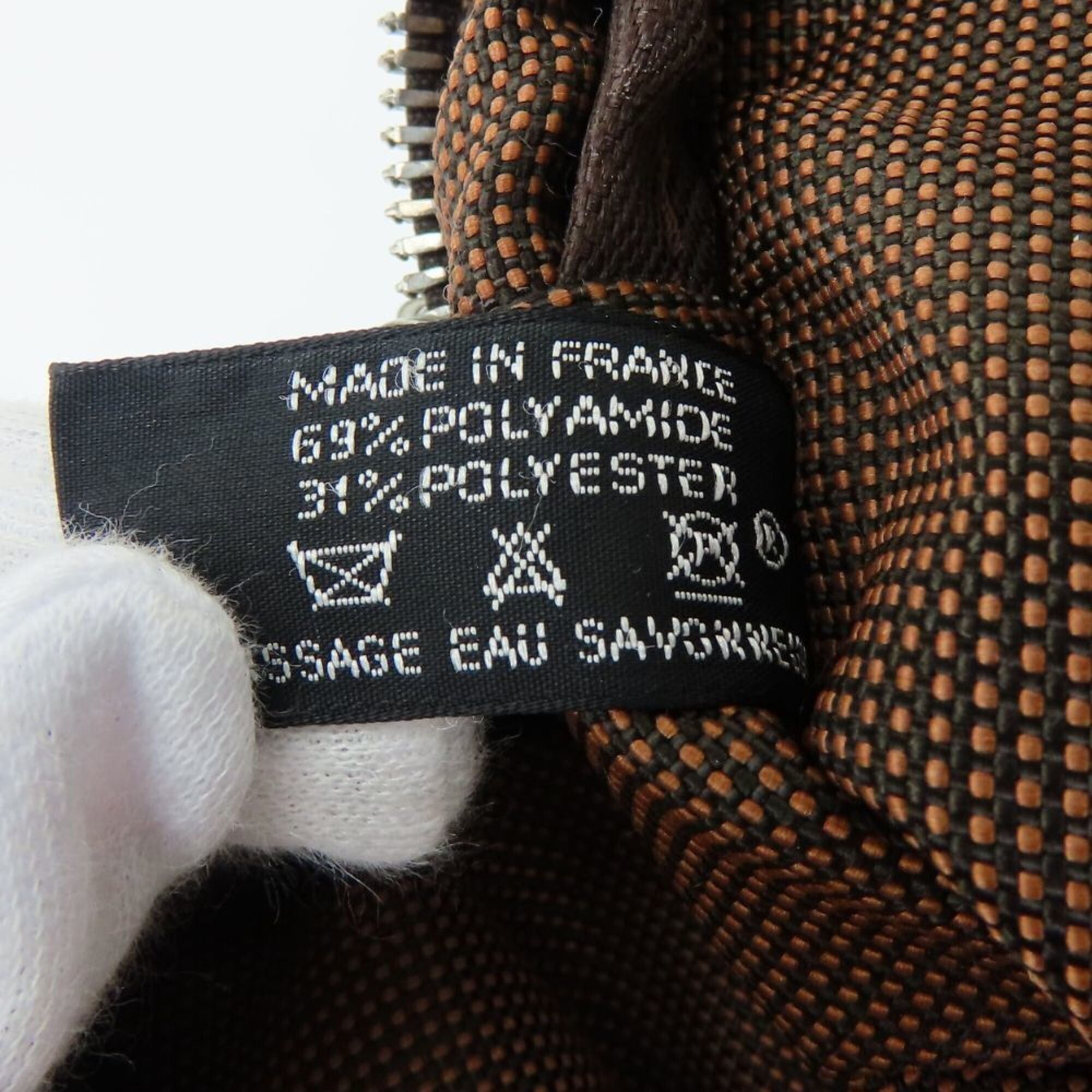 Hermes Hermes Tote Bag, Herline MM, Polyester, Brown, Women's/Men's Size ONE SIZE - 20 Thumbnail