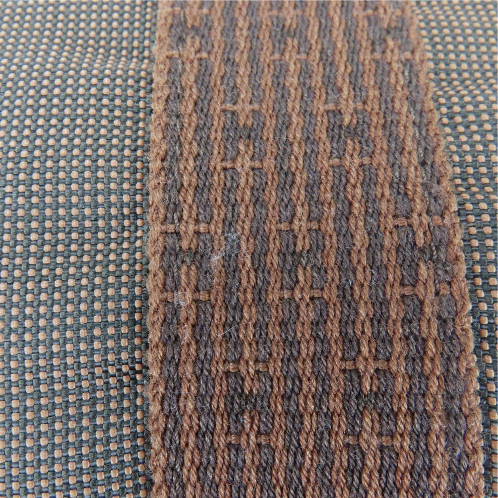 Hermes Hermes Tote Bag, Herline MM, Polyester, Brown, Women's/Men's Size ONE SIZE - 8 Thumbnail