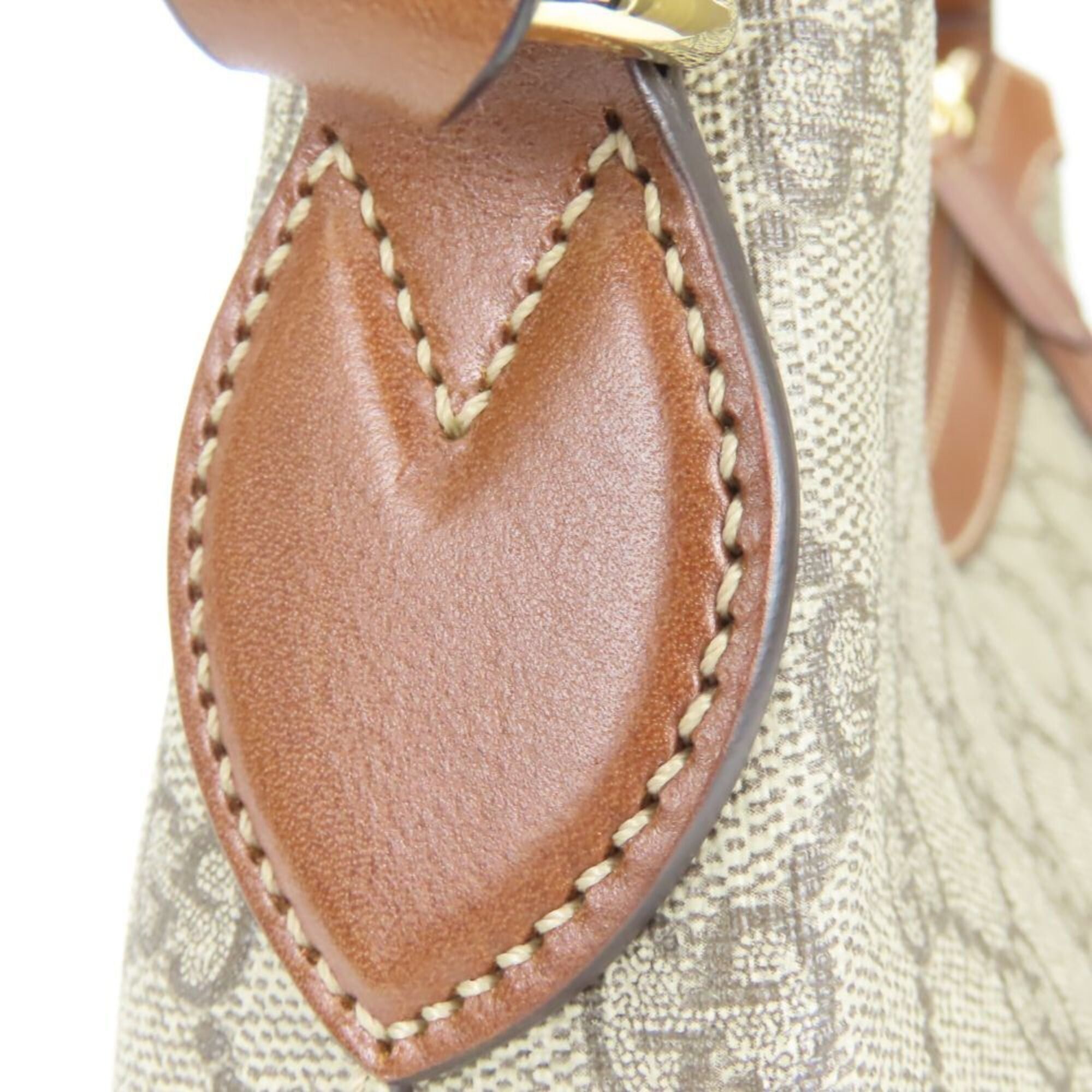 Gucci Gucci Hobo Shoulder Bag 414930 GG Supreme Canvas Leather Beige Brown One Women's GUCCI Size ONE SIZE - 8 Thumbnail