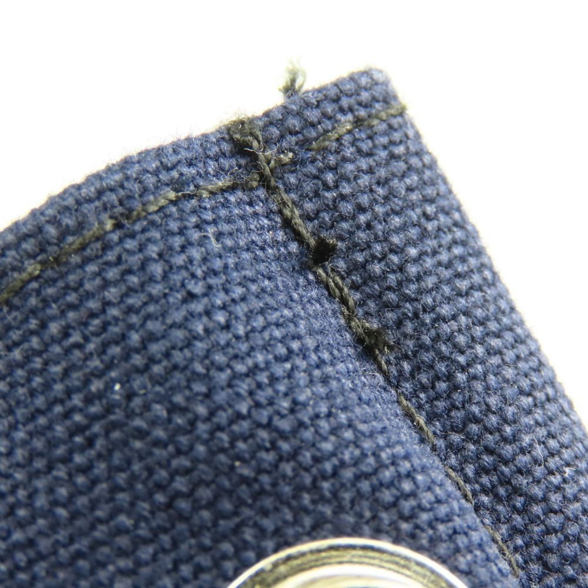 Hermes Hermes Fourre-Tout MM Canvas Tote Bag, Navy/Black, for Women and Men. Size ONE SIZE - 13 Thumbnail