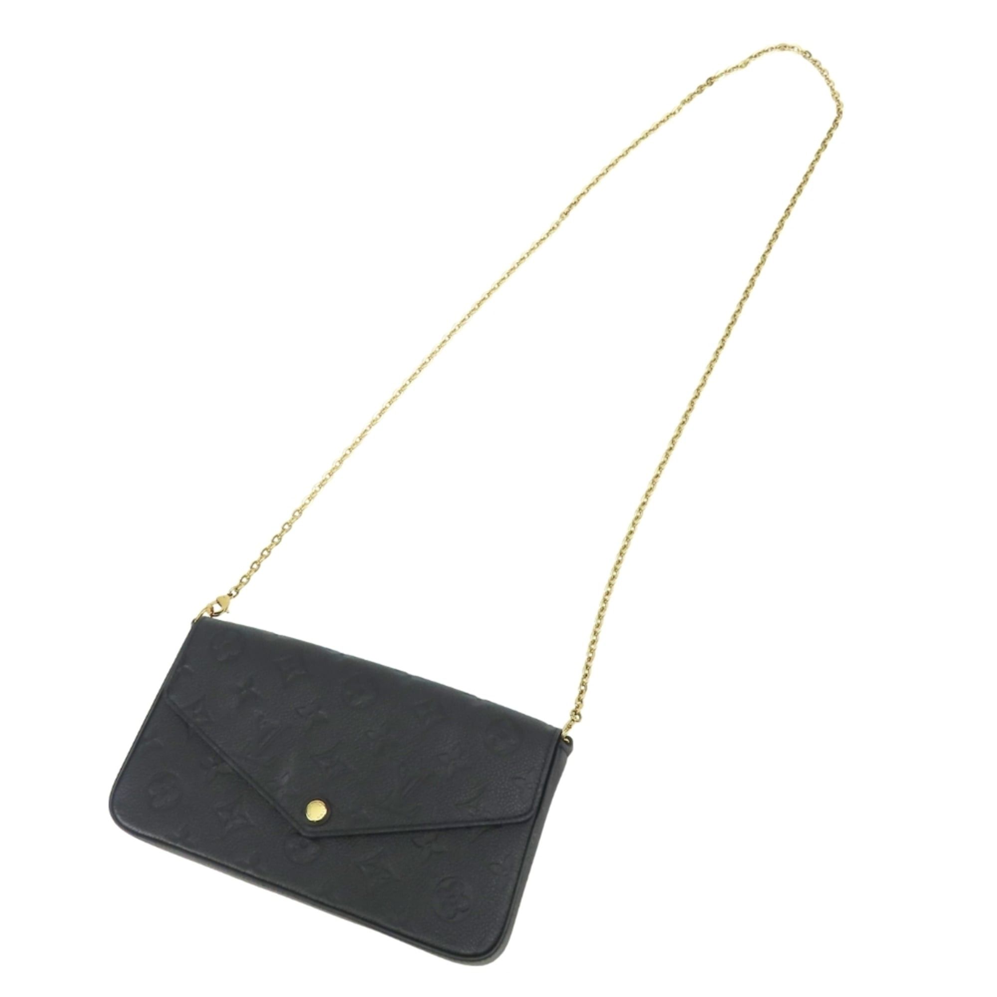 Louis Vuitton Louis Vuitton Shoulder Bag Pochette Felicie M64064 Monogram Empreinte Noir Gold Hardware Women's LOUIS VUITTON Size ONE SIZE - 11 Thumbnail
