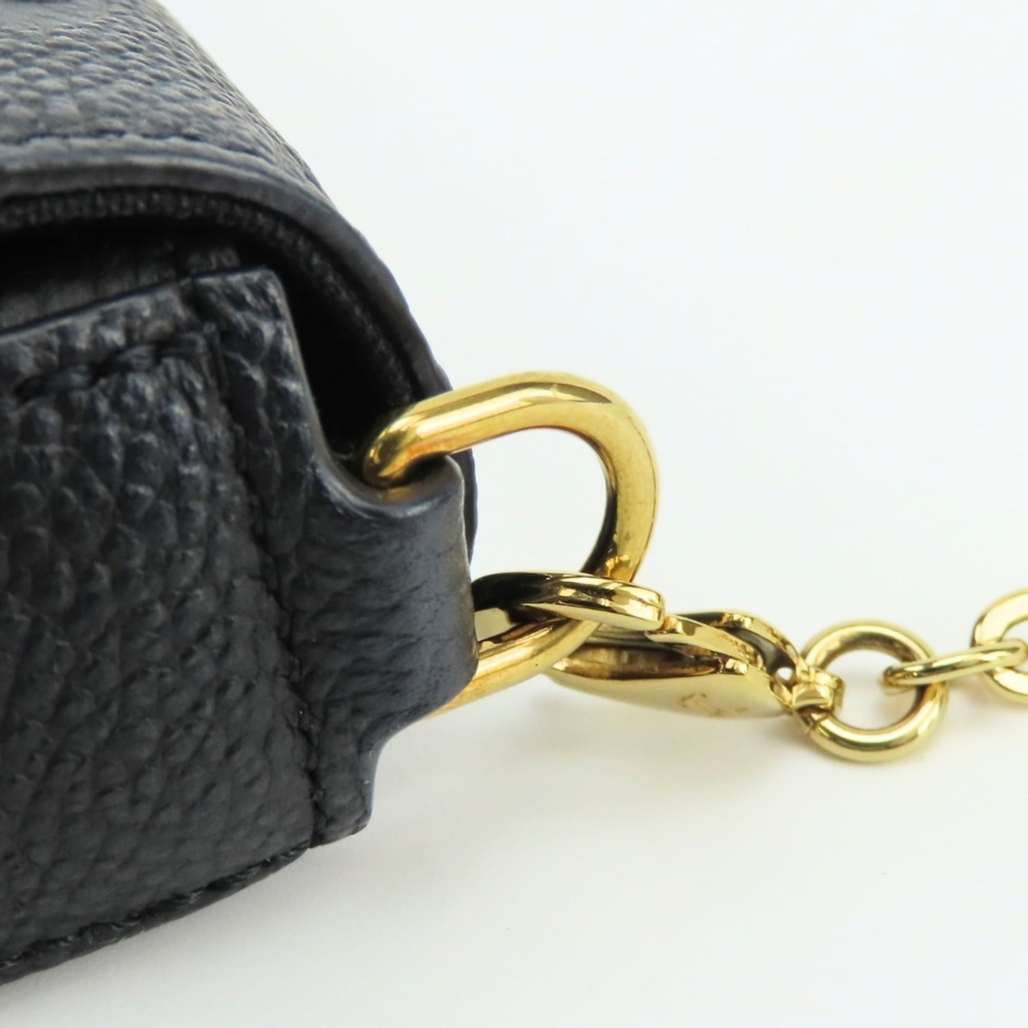Louis Vuitton Louis Vuitton Shoulder Bag Pochette Felicie M64064 Monogram Empreinte Noir Gold Hardware Women's LOUIS VUITTON Size ONE SIZE - 12 Thumbnail