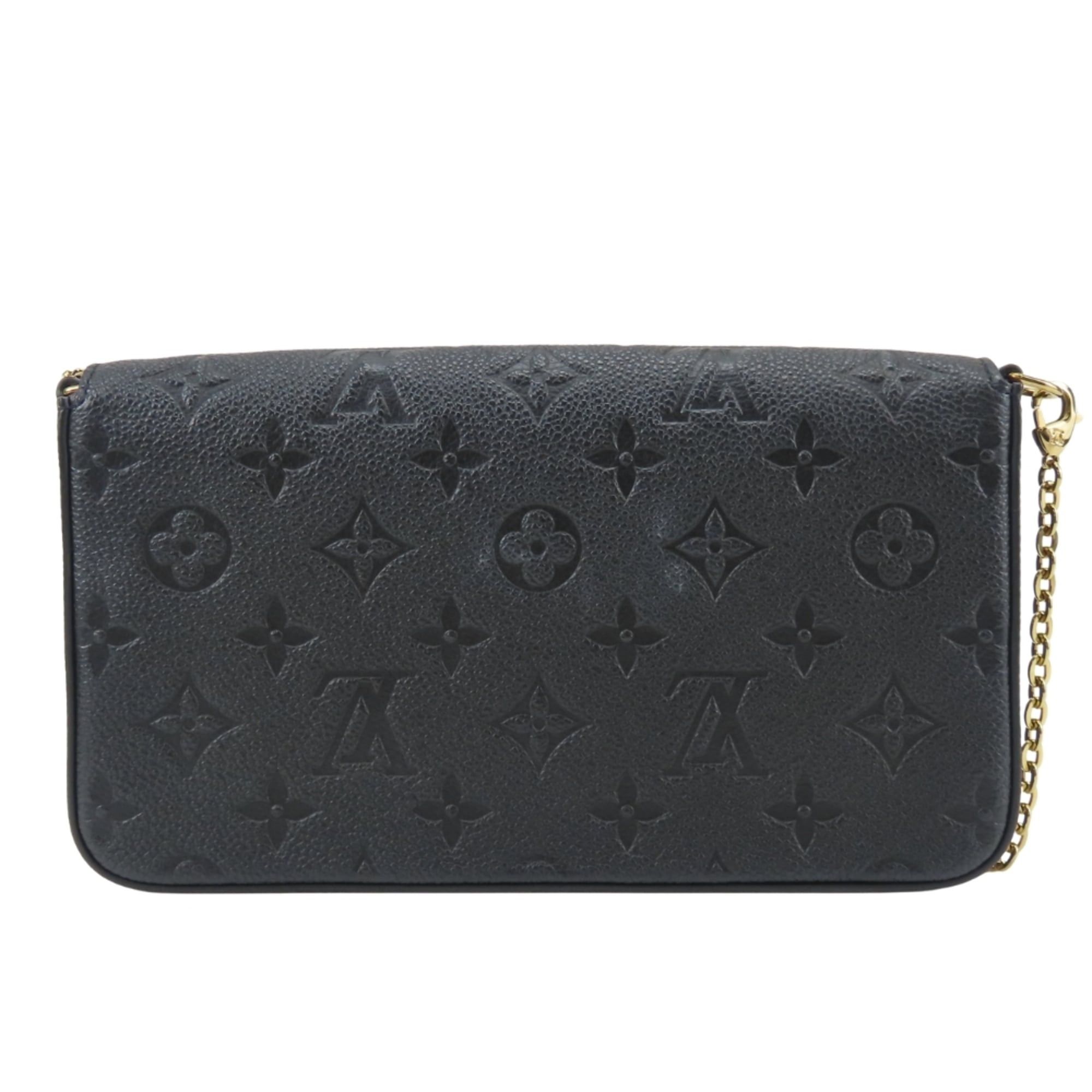 Louis Vuitton Louis Vuitton Shoulder Bag Pochette Felicie M64064 Monogram Empreinte Noir Gold Hardware Women's LOUIS VUITTON Size ONE SIZE - 4 Thumbnail