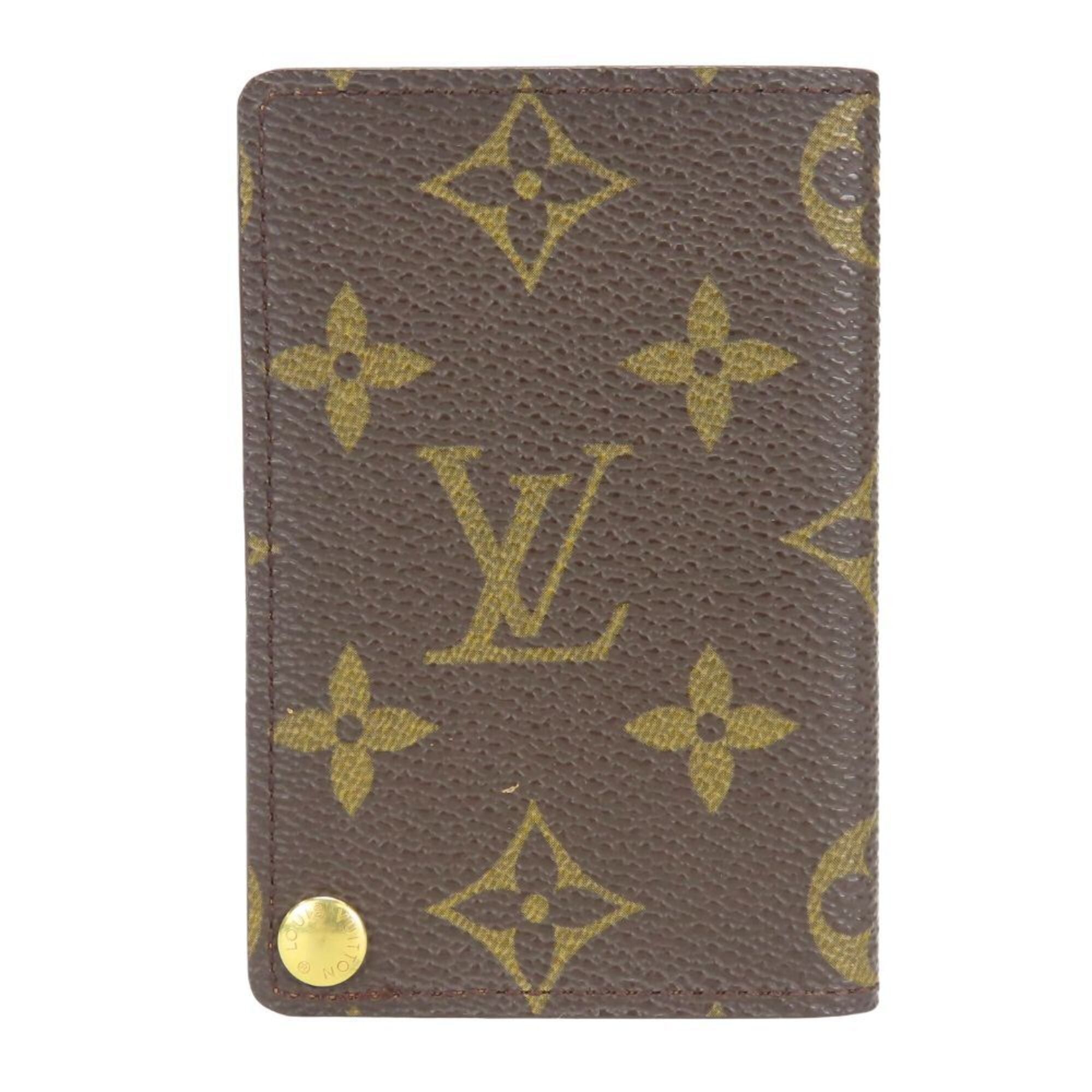 Louis Vuitton Louis Vuitton Business Card Holder/Card Case Portecarte Credit Pression M60937 Monogram Brown Women's LOUIS VUITTON Size ONE SIZE - 2 Thumbnail
