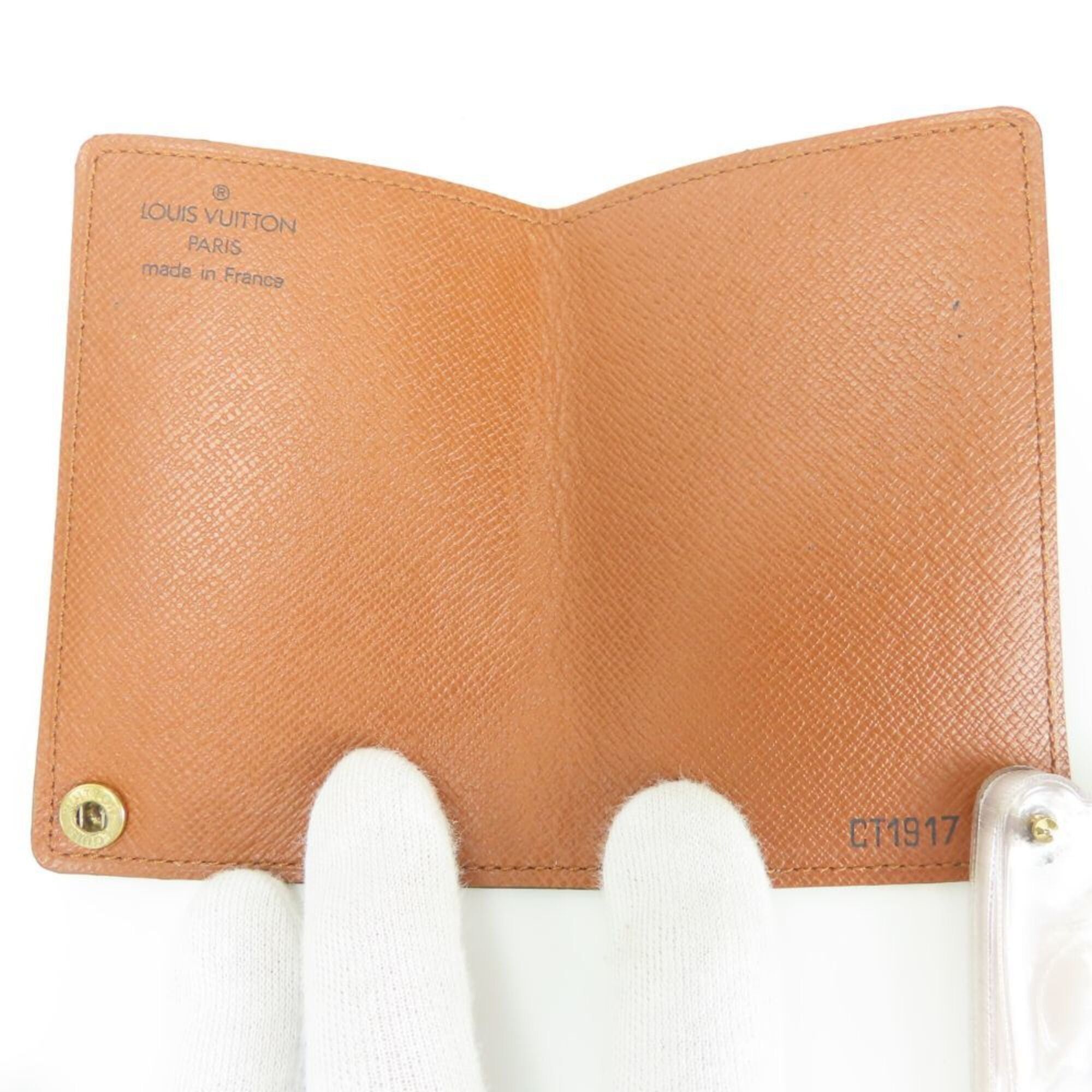 Louis Vuitton Louis Vuitton Business Card Holder/Card Case Portecarte Credit Pression M60937 Monogram Brown Women's LOUIS VUITTON Size ONE SIZE - 10 Thumbnail