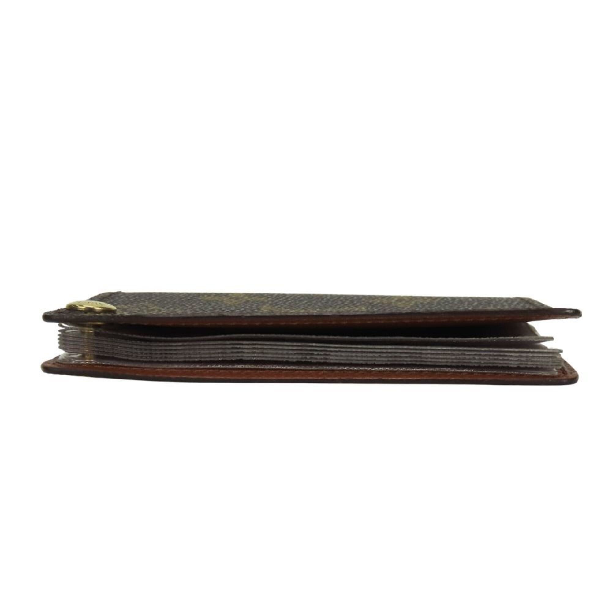 Louis Vuitton Louis Vuitton Business Card Holder/Card Case Portecarte Credit Pression M60937 Monogram Brown Women's LOUIS VUITTON Size ONE SIZE - 4 Thumbnail