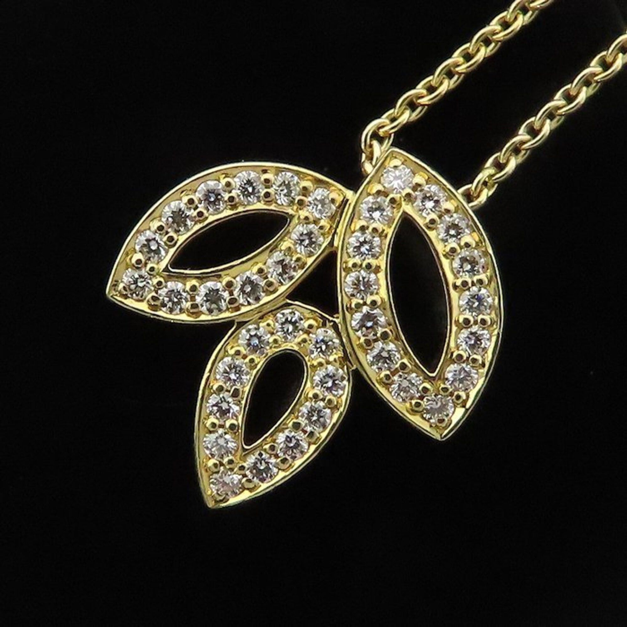 Harry Winston Harry Winston Lily Cluster Mini Necklace with Diamonds, 18K Yellow Gold, Women's, PEDYSM1MLC 295308 Size ONE SIZE - 8 Thumbnail