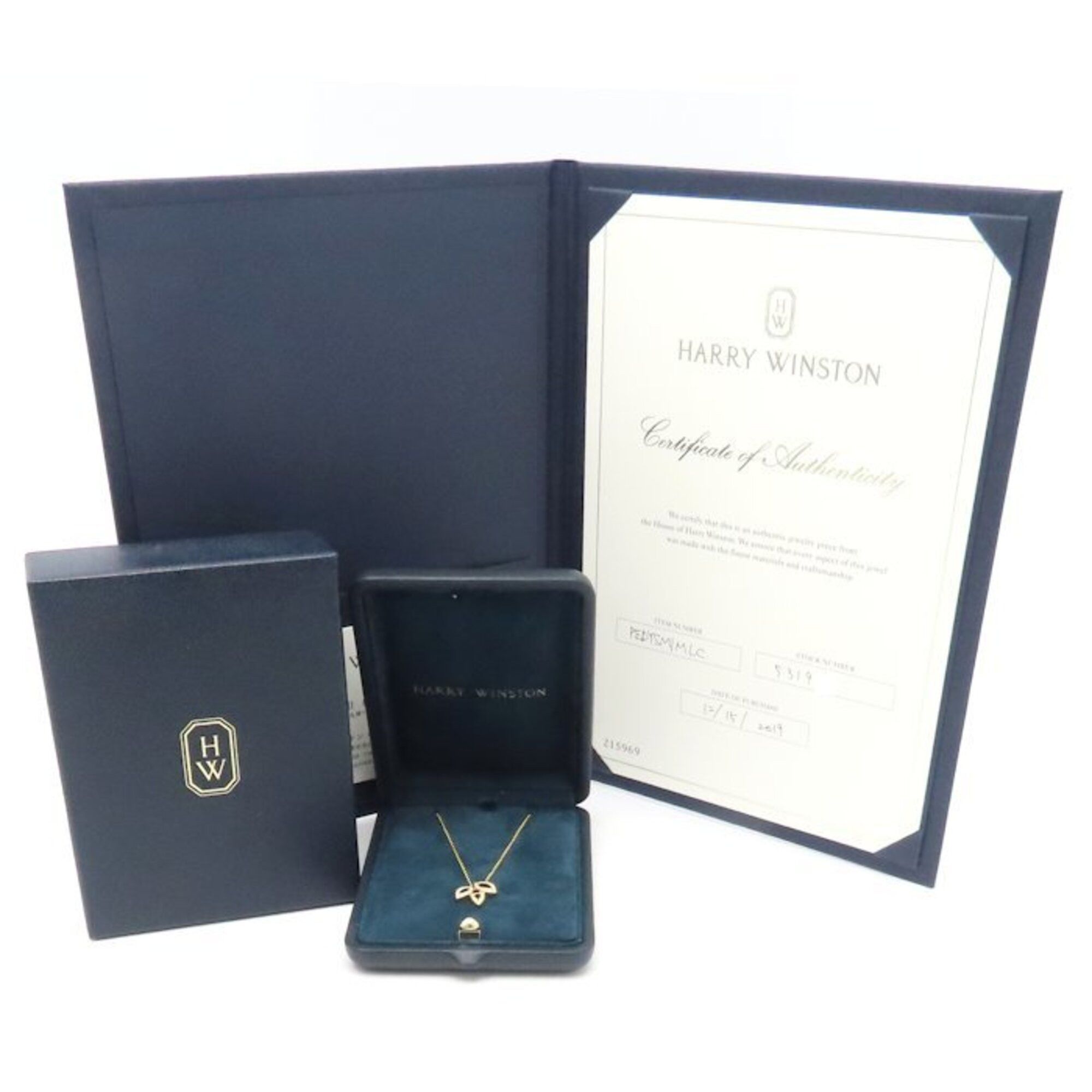 Harry Winston Harry Winston Lily Cluster Mini Necklace with Diamonds, 18K Yellow Gold, Women's, PEDYSM1MLC 295308 Size ONE SIZE - 6 Thumbnail