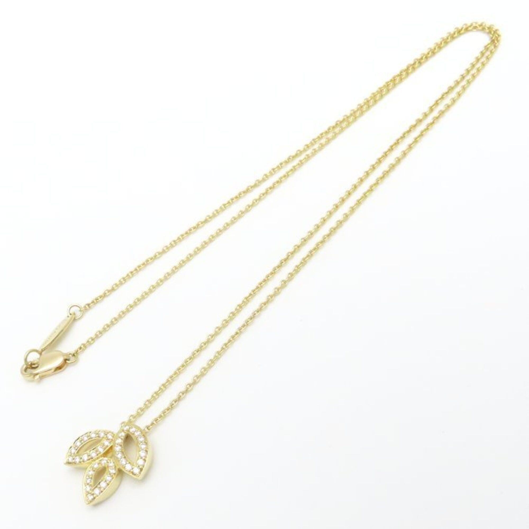 Harry Winston Harry Winston Lily Cluster Mini Necklace with Diamonds, 18K Yellow Gold, Women's, PEDYSM1MLC 295308 Size ONE SIZE - 4 Thumbnail