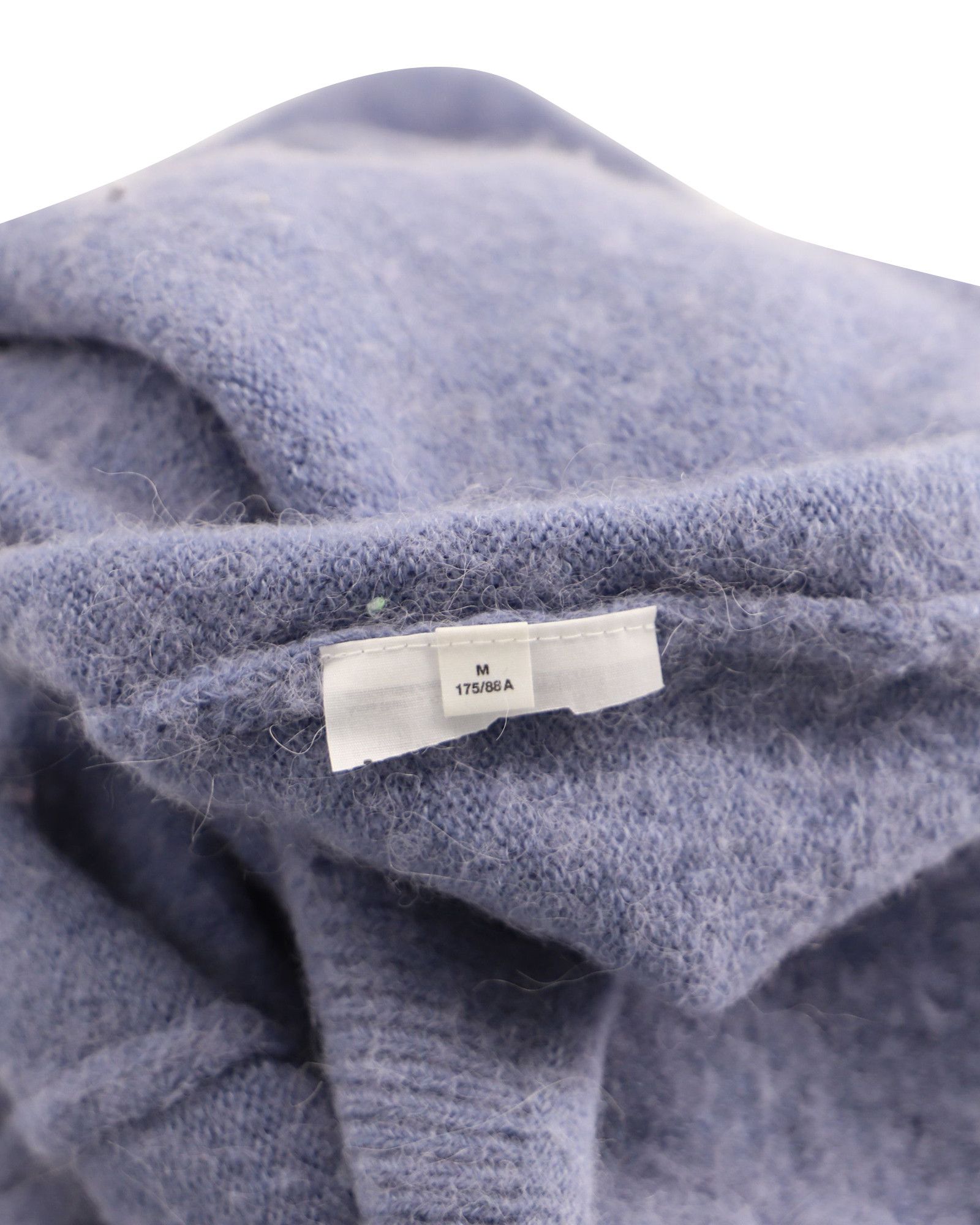 Acne Studios Acne Studios Keandra V Neck Sweater in Blue Nylon Size XS / US 0-2 / IT 36-38 - 5 Thumbnail