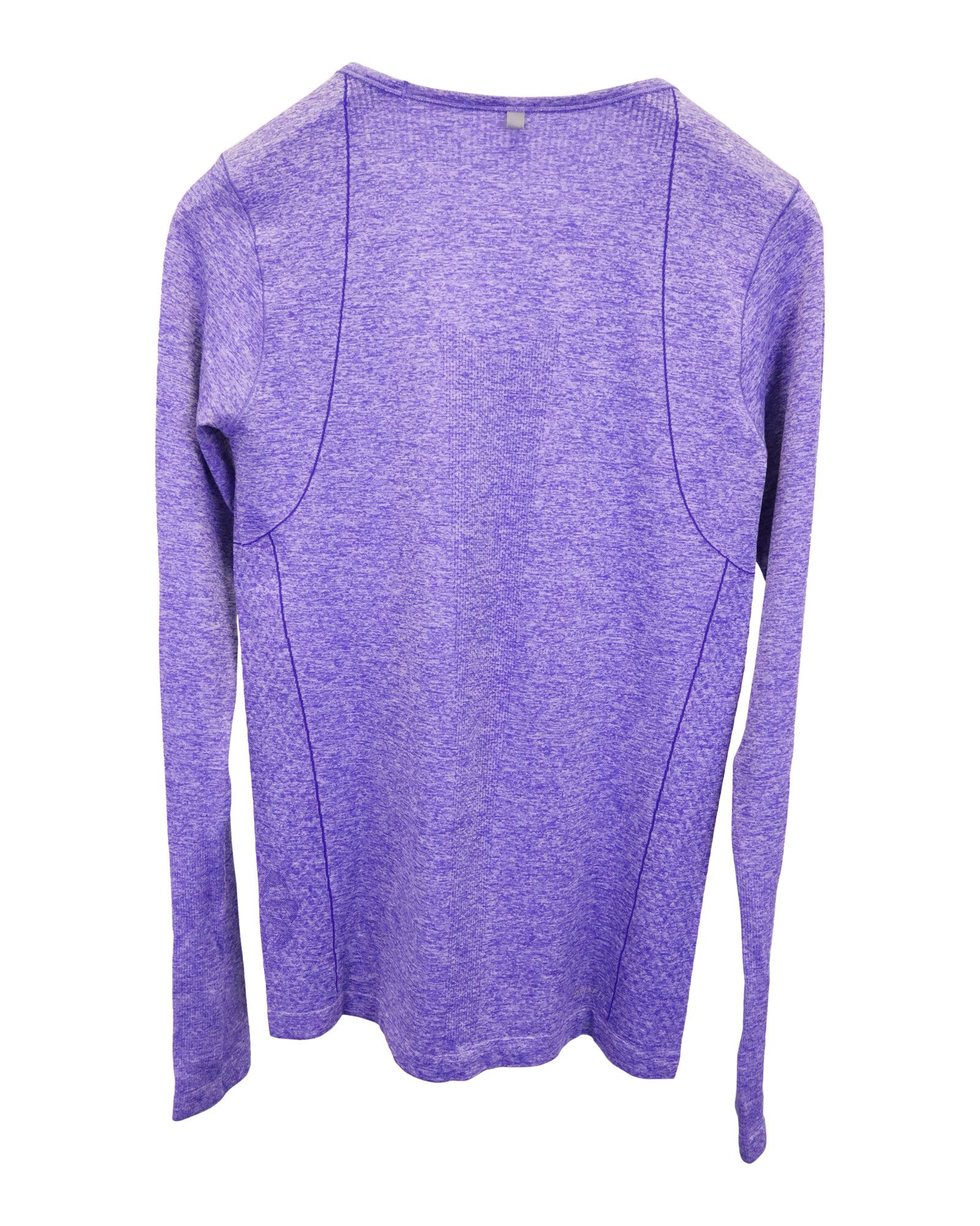Nike Nike Dri-Fit Long-Sleeved Top in Purple Polyester Size M / US 6-8 / IT 42-44 - 3 Thumbnail
