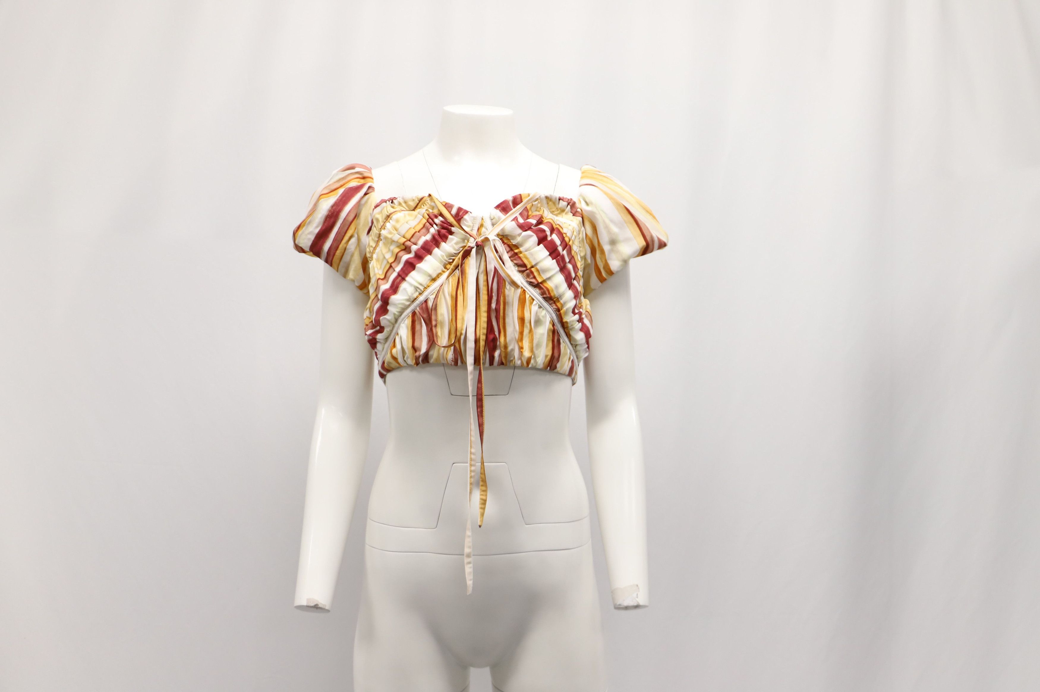 Cult Gaia Cult Gaia Gail Off-The-Shoulder Top in Multicolor Silk Size XS / US 0-2 / IT 36-38 - 5 Thumbnail