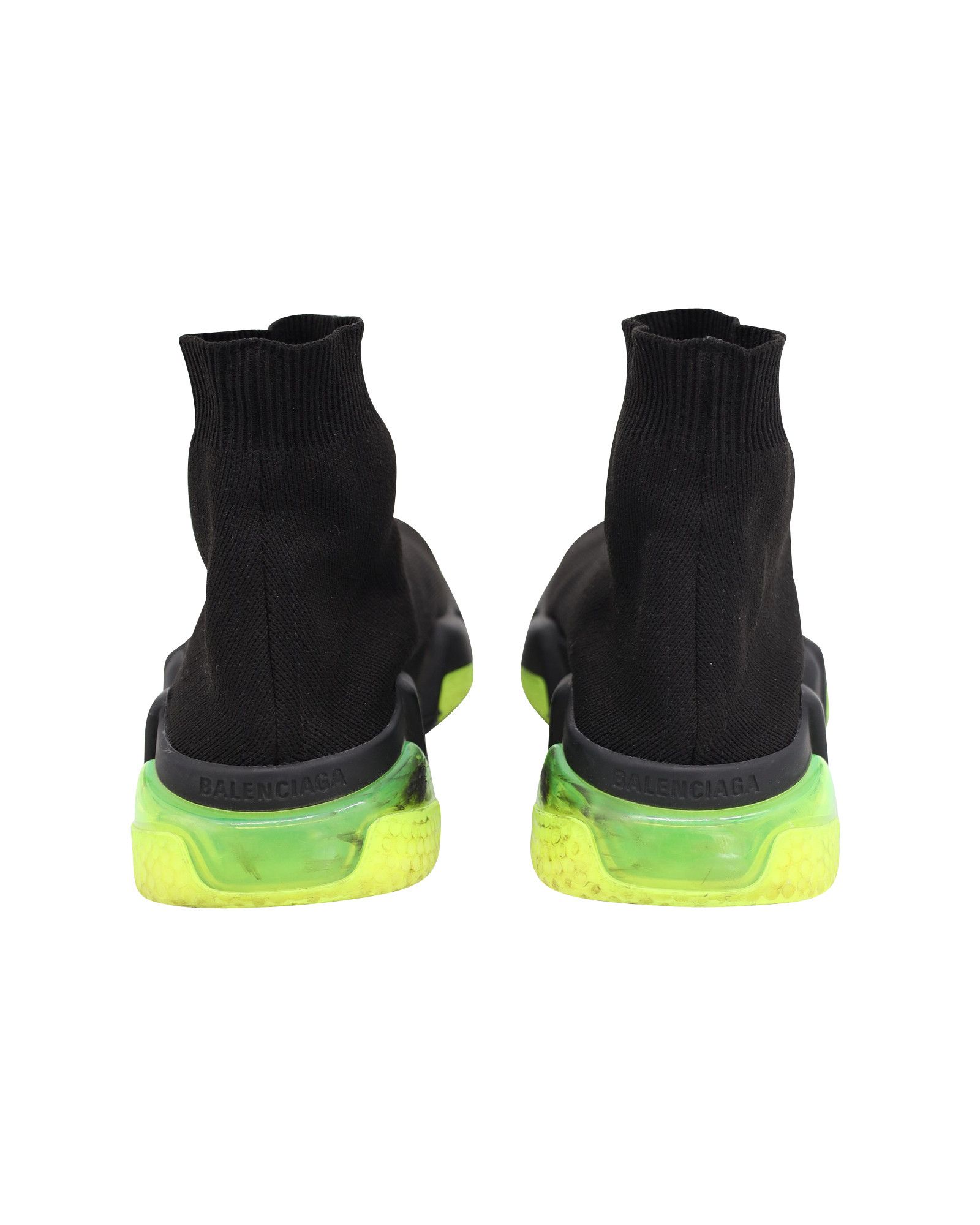 Balenciaga Balenciaga Speed Trainers in Clearsole Yellow Fluo Polyester Size US 6 / IT 36 - 4 Thumbnail