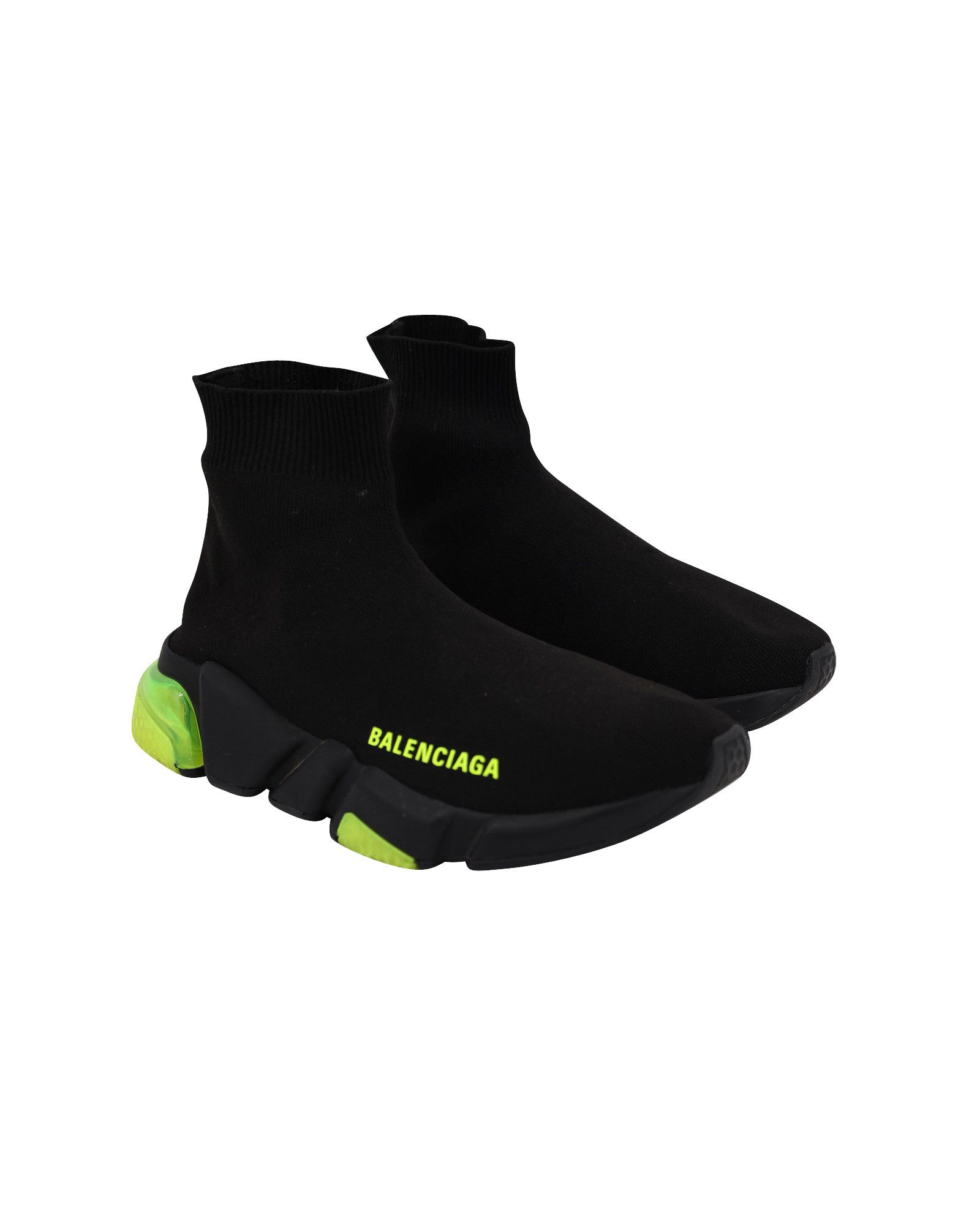 Balenciaga Balenciaga Speed Trainers in Clearsole Yellow Fluo Polyester Size US 6 / IT 36 - 3 Thumbnail