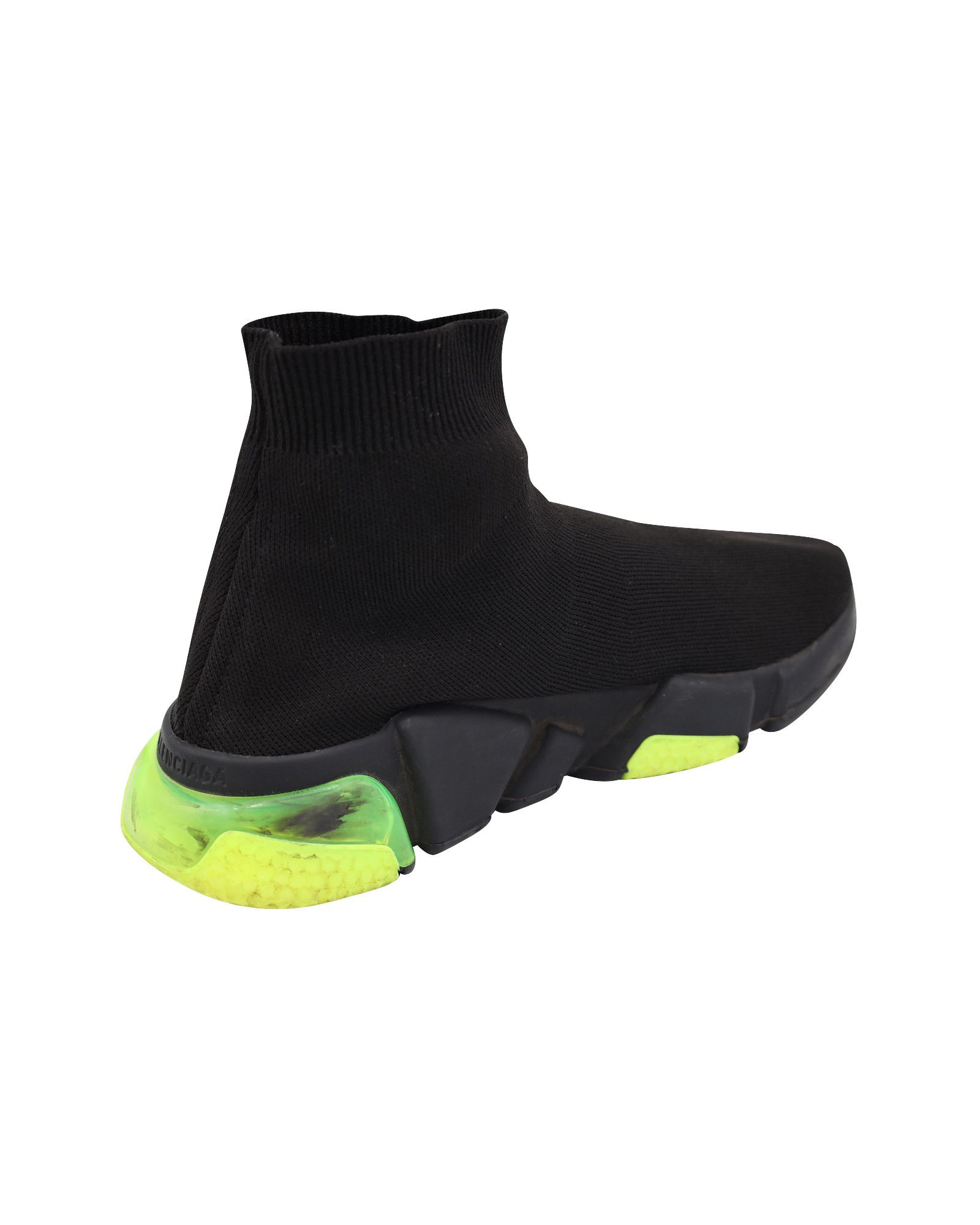 Balenciaga Balenciaga Speed Trainers in Clearsole Yellow Fluo Polyester Size US 6 / IT 36 - 2 Thumbnail