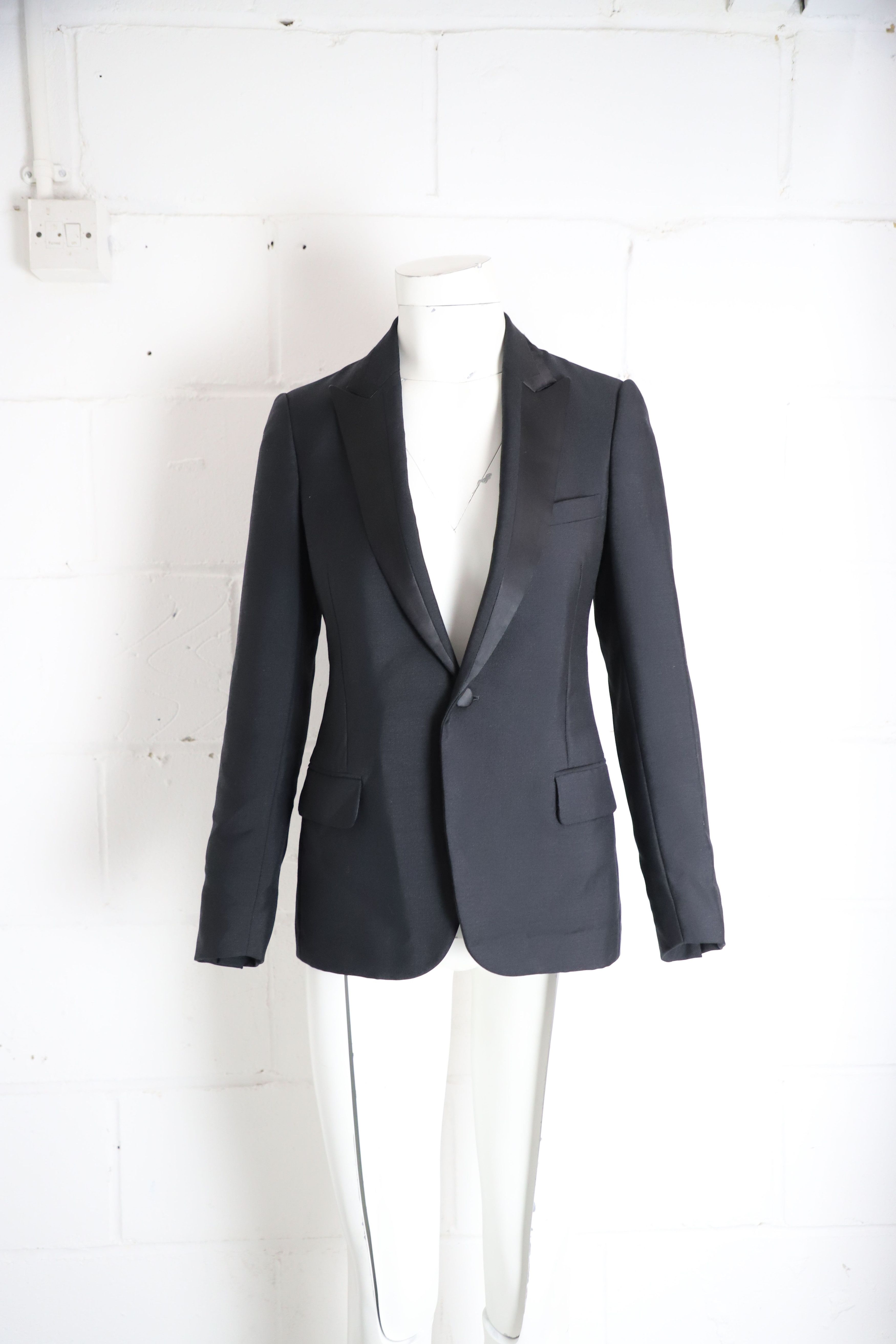 Dior Dior Single-Breasted Blazer in Black Wool Size M / US 6-8 / IT 42-44 - 4 Thumbnail