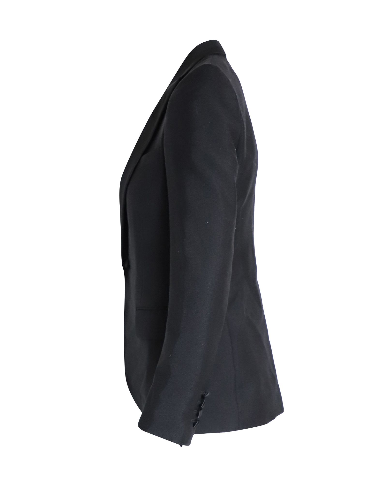 Dior Dior Single-Breasted Blazer in Black Wool Size M / US 6-8 / IT 42-44 - 2 Thumbnail