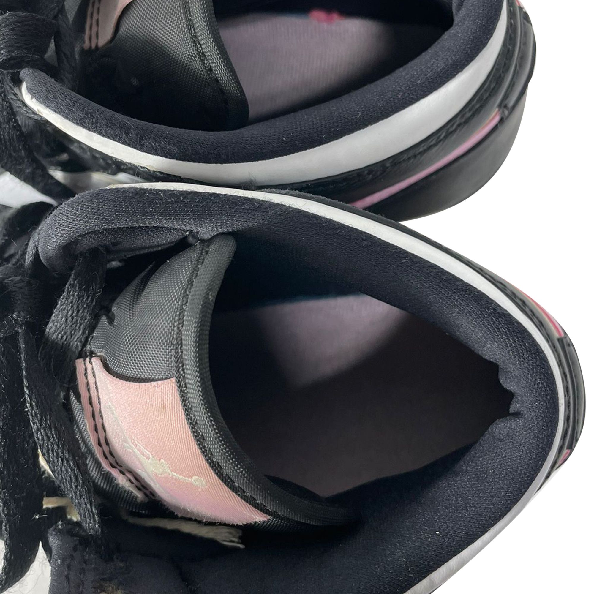 Nike Nike Air Jordan 1 Retro Mid Arctic Sneakers in Pink Black Wh Size US 8 / IT 38 - 4 Thumbnail