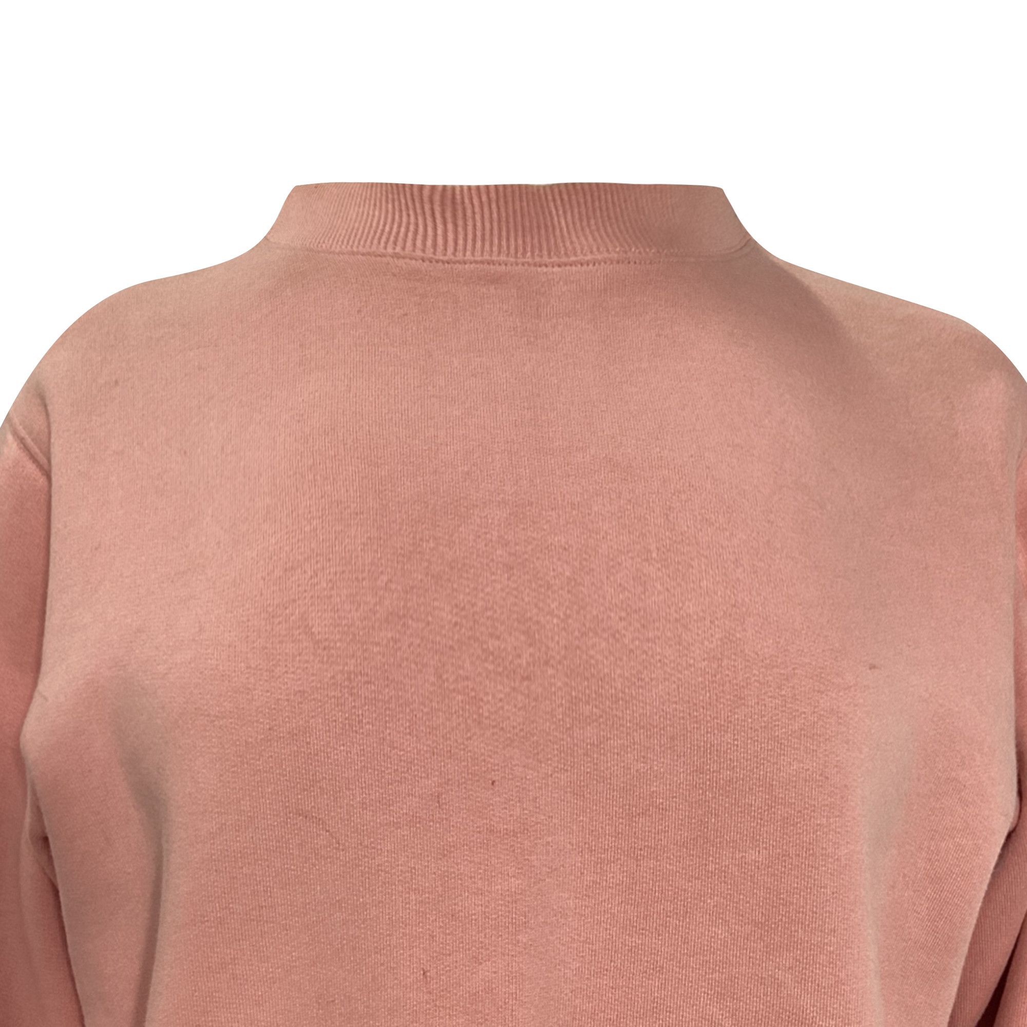 Acne Studios Acne Studios Crewneck Sweater in Pink Cotton Size XXS / US 00 / IT 34 - 2 Thumbnail