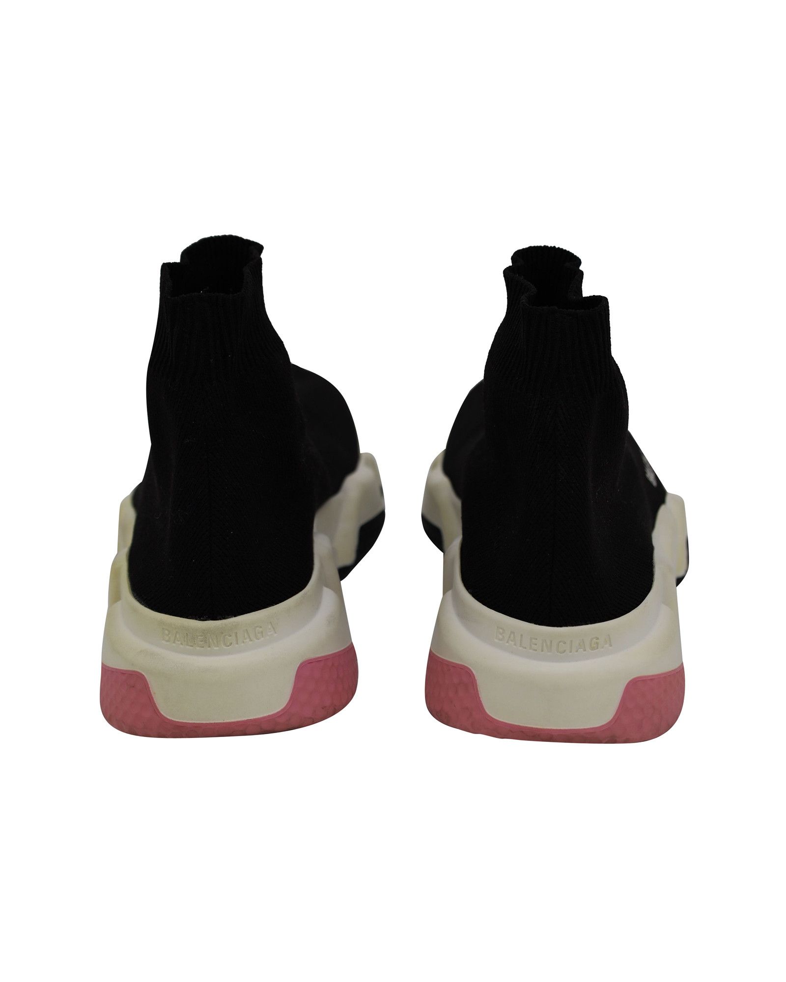 Balenciaga Balenciaga Speed Sock Trainers in Black Knit Polyester Size US 6 / IT 36 - 4 Thumbnail