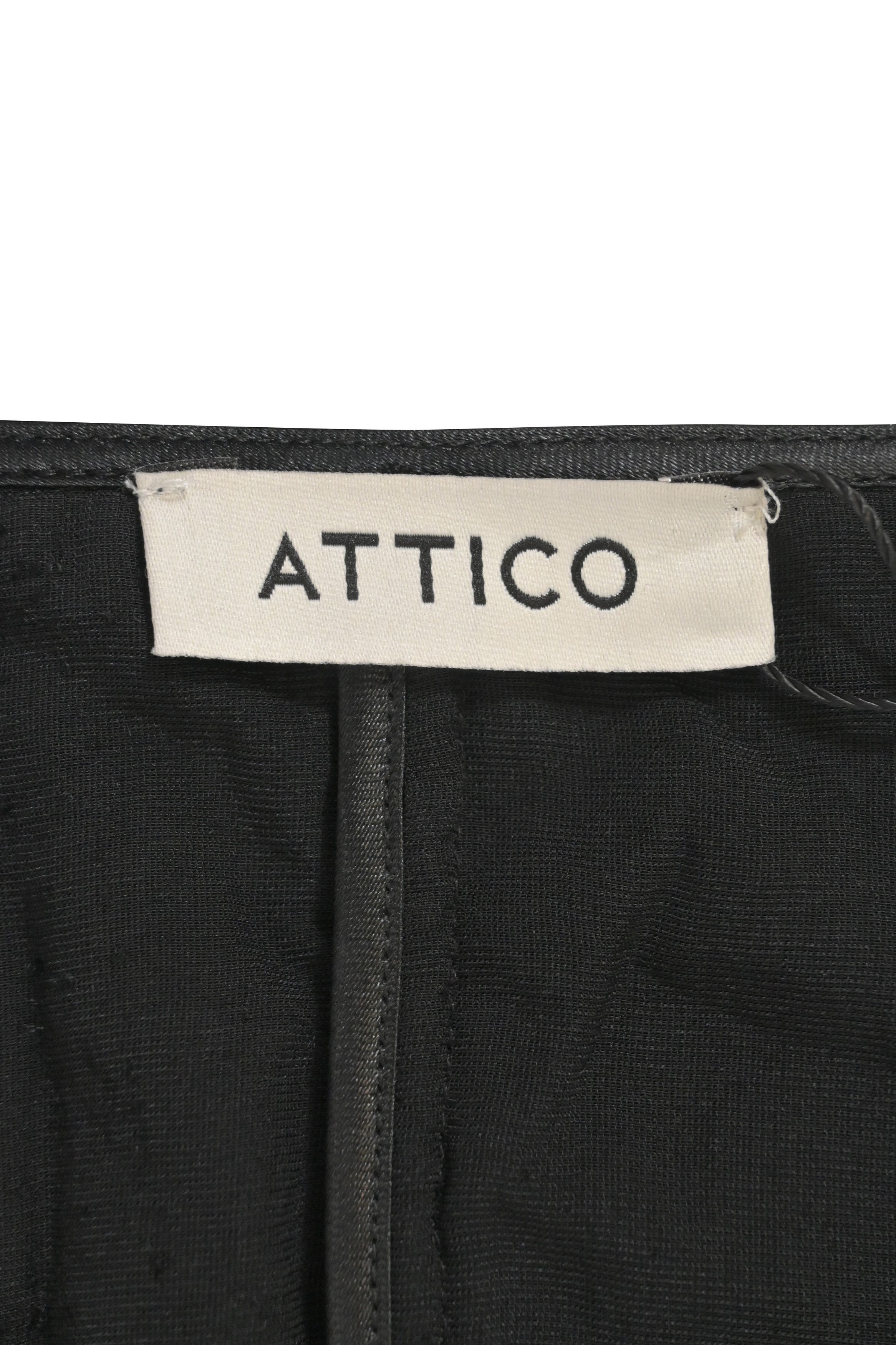 The Attico The Attico Raquel Wrap Maxi Dress in Black Velvet Size S / US 4 / IT 40 - 4 Thumbnail