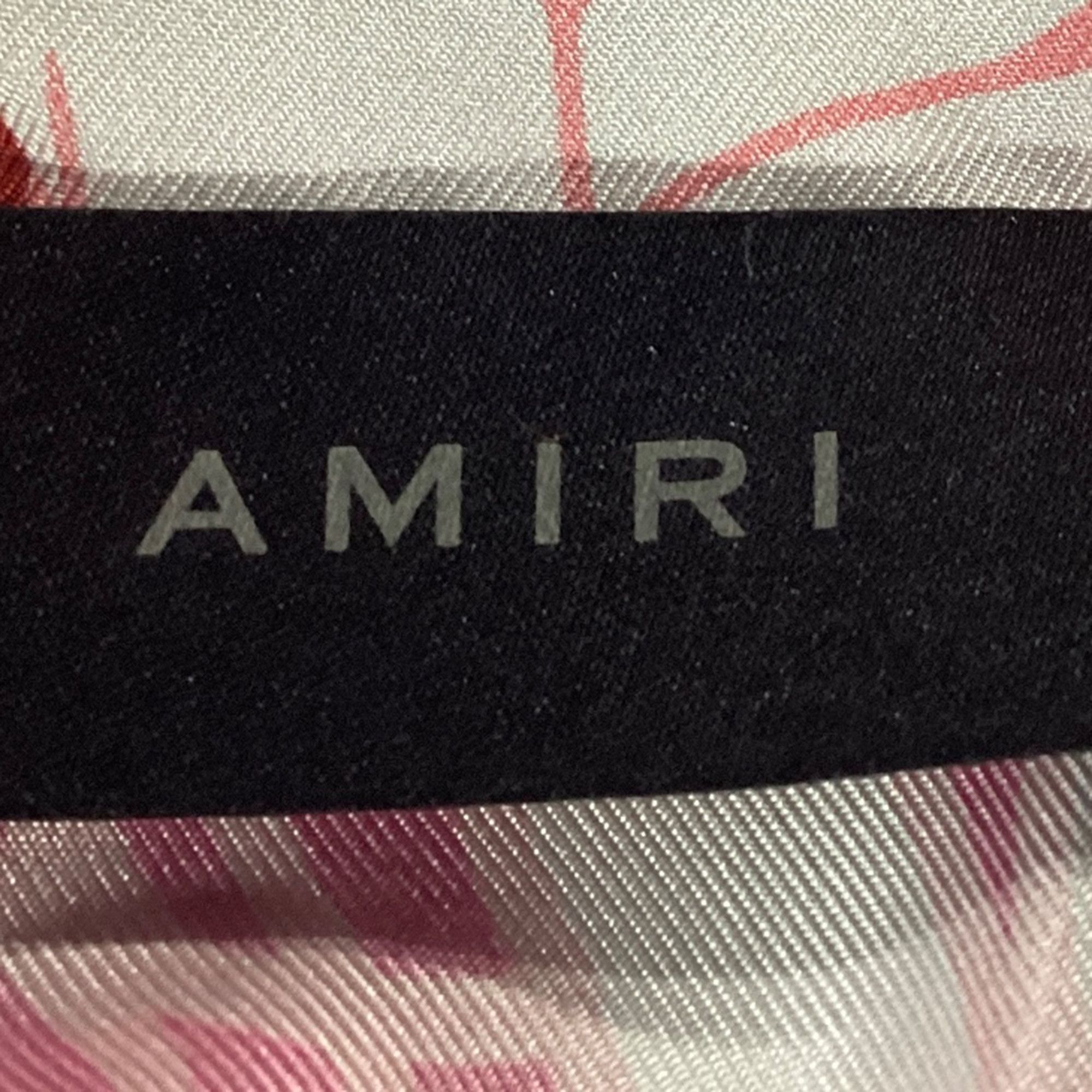 Amiri Amiri Short Sleeves Naked Girl Shirt In Pink Silk Size S / US 4 / IT 40 - 5 Thumbnail