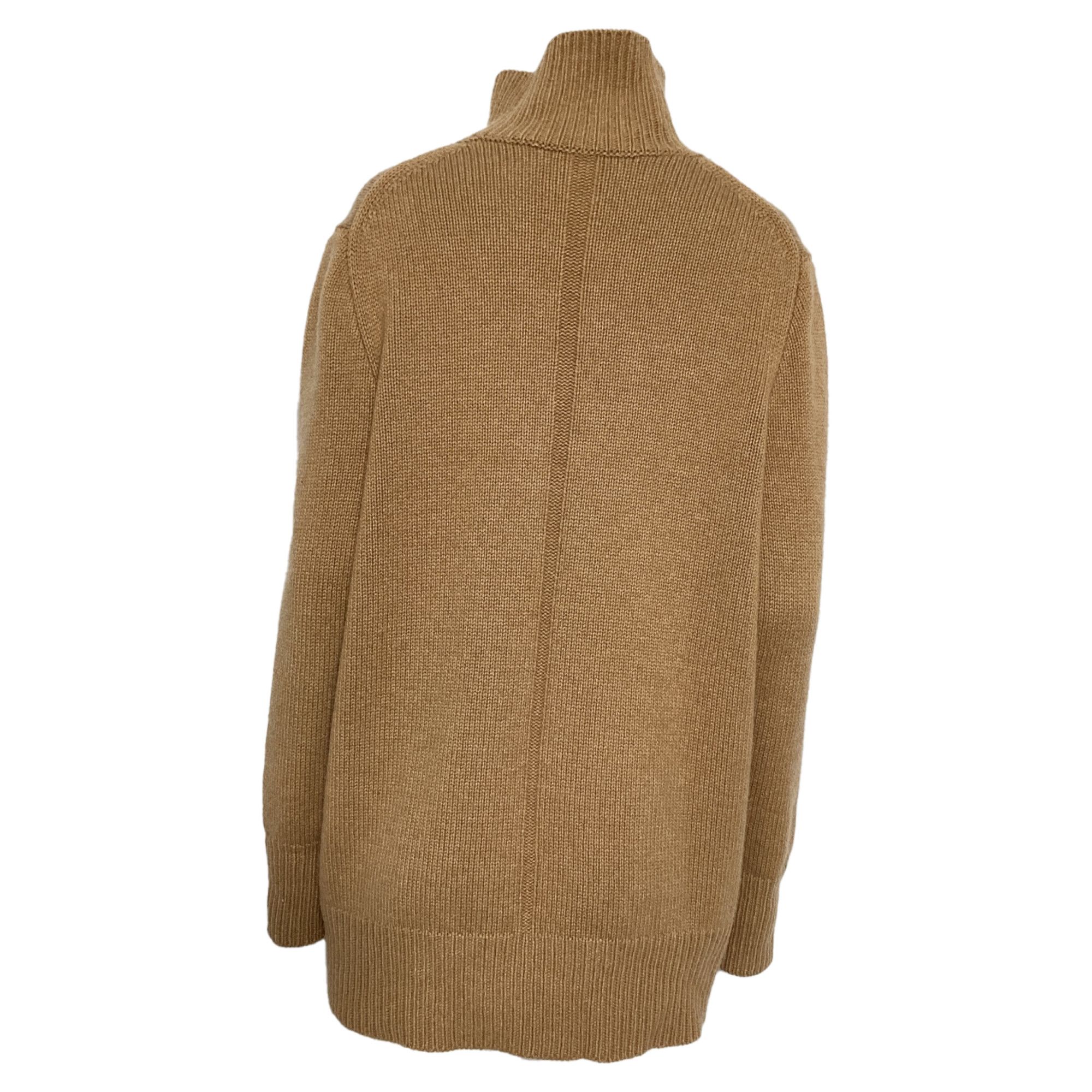 The Row The Row Hepny Mélange Turtleneck Sweater in Brown Cashmere Size S / US 4 / IT 40 - 3 Thumbnail
