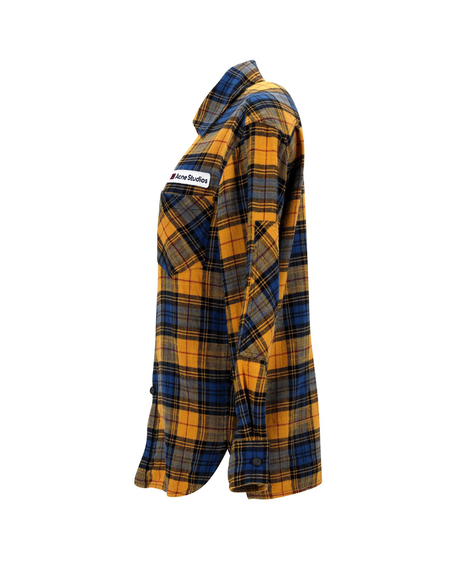 Acne Studios Acne Studios Plaid Shirt in Multicolor Cotton Flannel Size XXS / US 00 / IT 34 - 2 Thumbnail