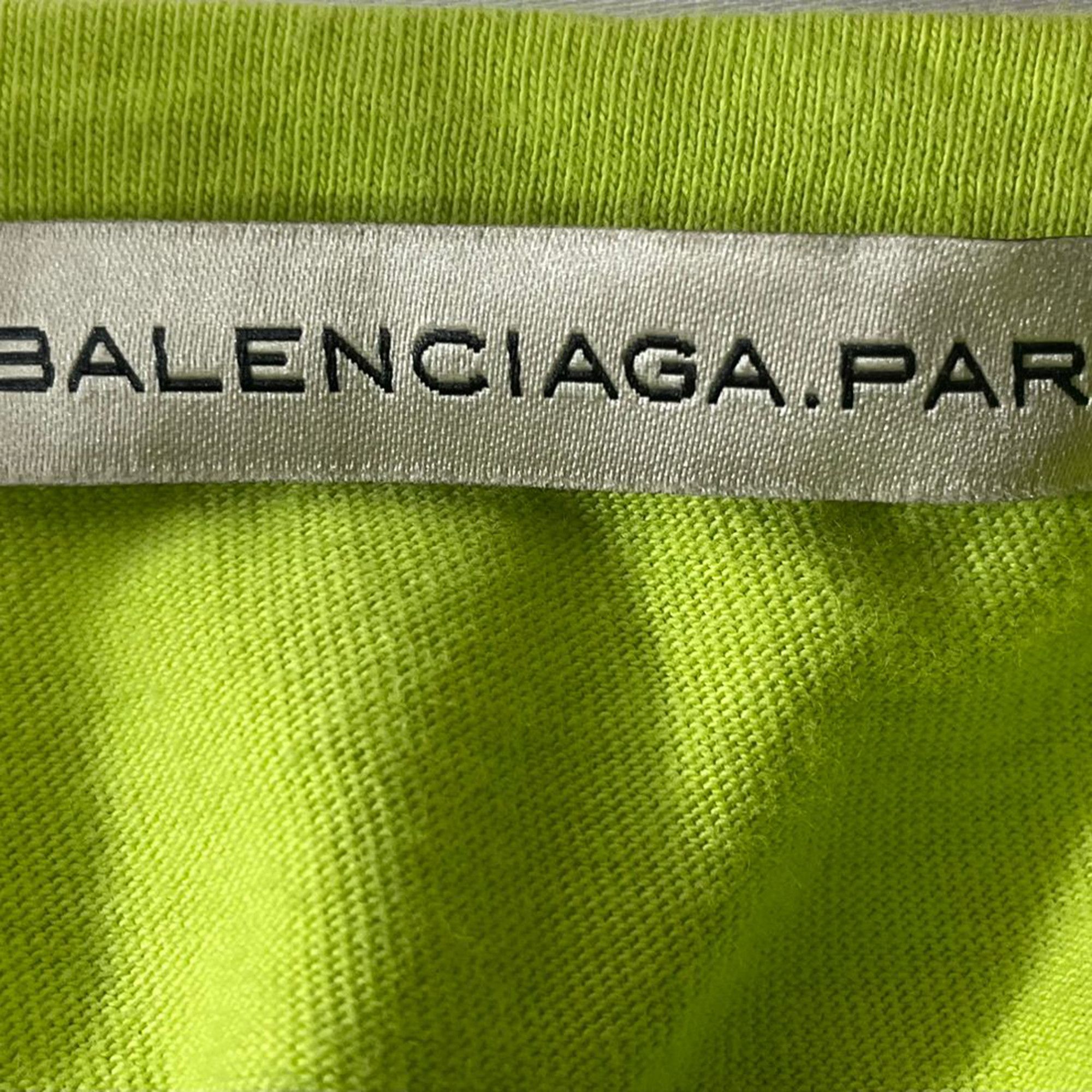 Balenciaga Balenciaga Parfums Graphic Print Crewneck T-Shirt in Green Size S / US 4 / IT 40 - 5 Thumbnail